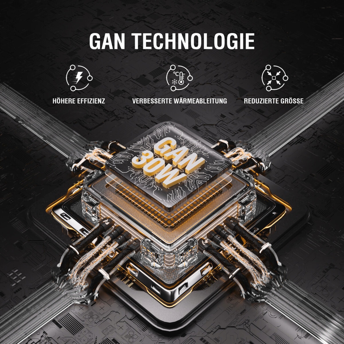 4smarts USB-Ladegerät »Netzladegerät PDPlug Slim Duos 30 W GaN 1C+1A«