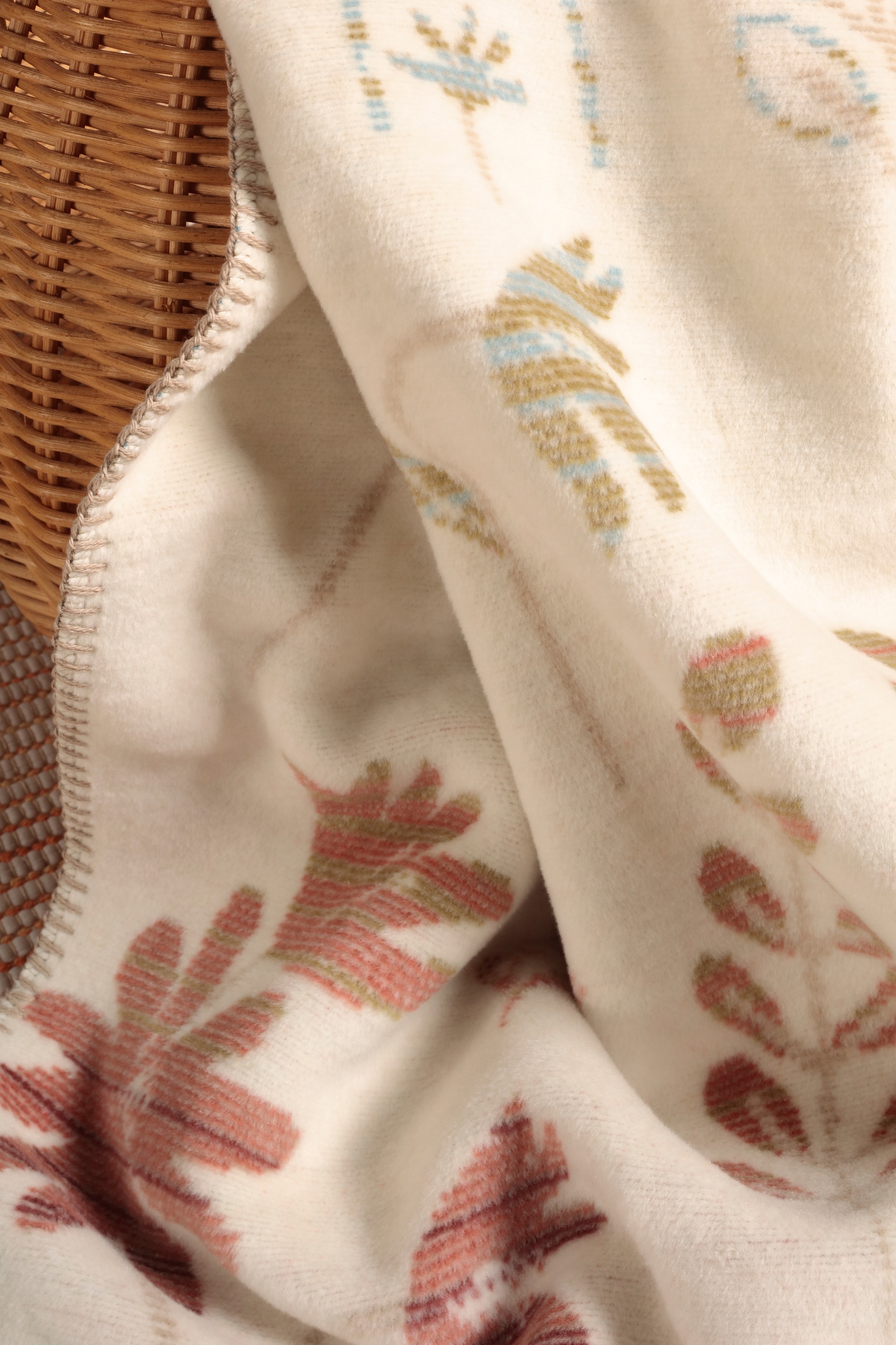 Biederlack Babydecke »Babydecke Wild Flowers«, 75 x 100, mit Zierstich günstig online kaufen