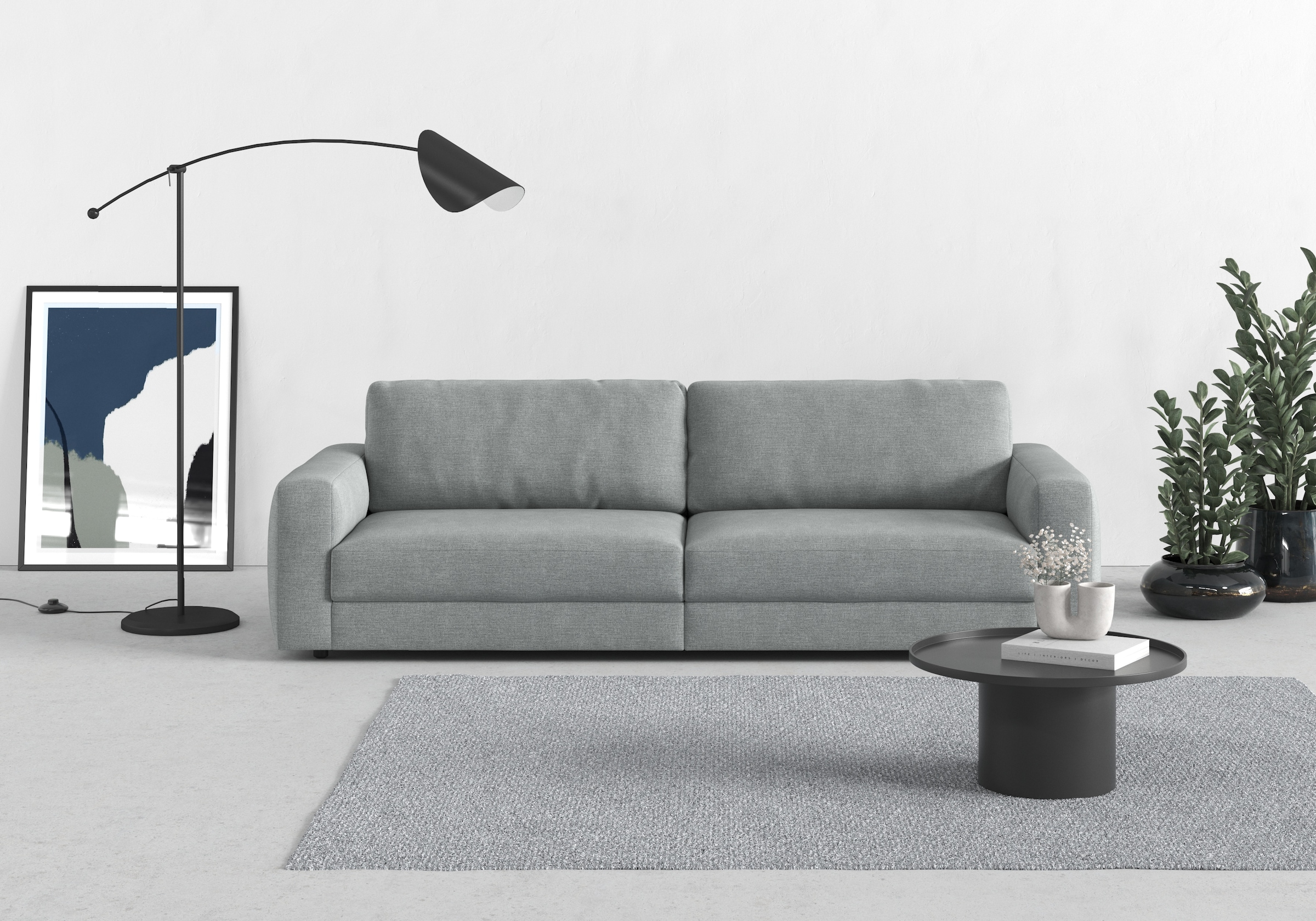 TRENDMANUFAKTUR Big-Sofa »Bourbon« extra tiefe Sitzfläche, wahlweise mit Si günstig online kaufen