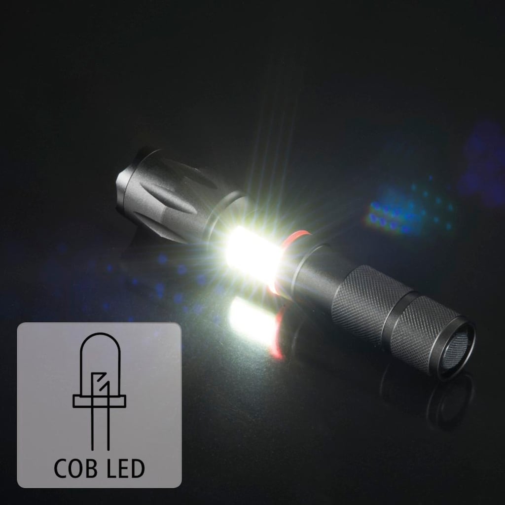 Hama LED Taschenlampe »LED-Taschenlampe "Solid Pro", 200 Lumen«