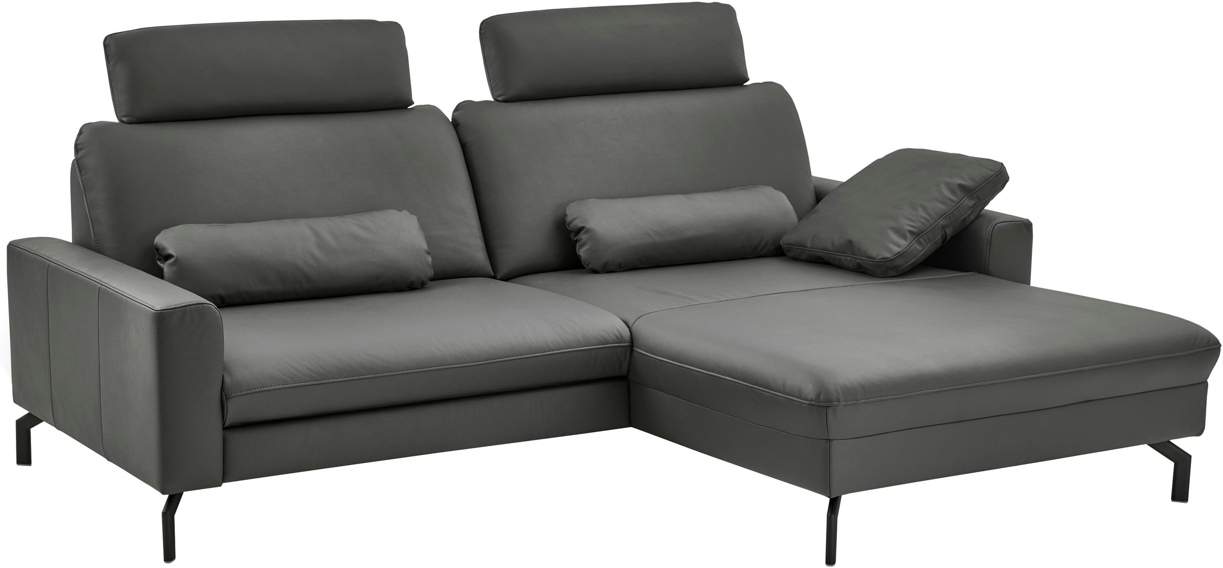 Die PlanBar Ecksofa »PN-EM20028 L-Form mit Kopfstützen« wahlweise mit motorischem Canape