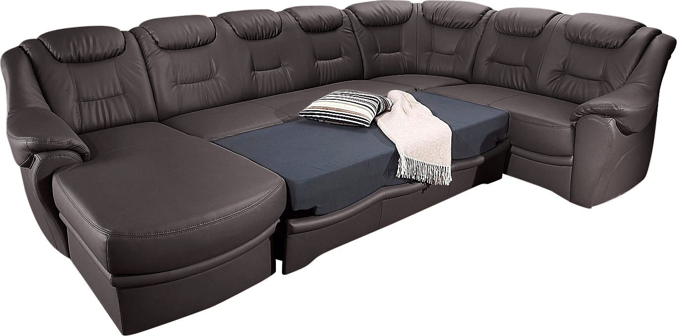 sit&more Wohnlandschaft »Bellevue U-Form« wahlweise mit Bettfunktion günstig online kaufen