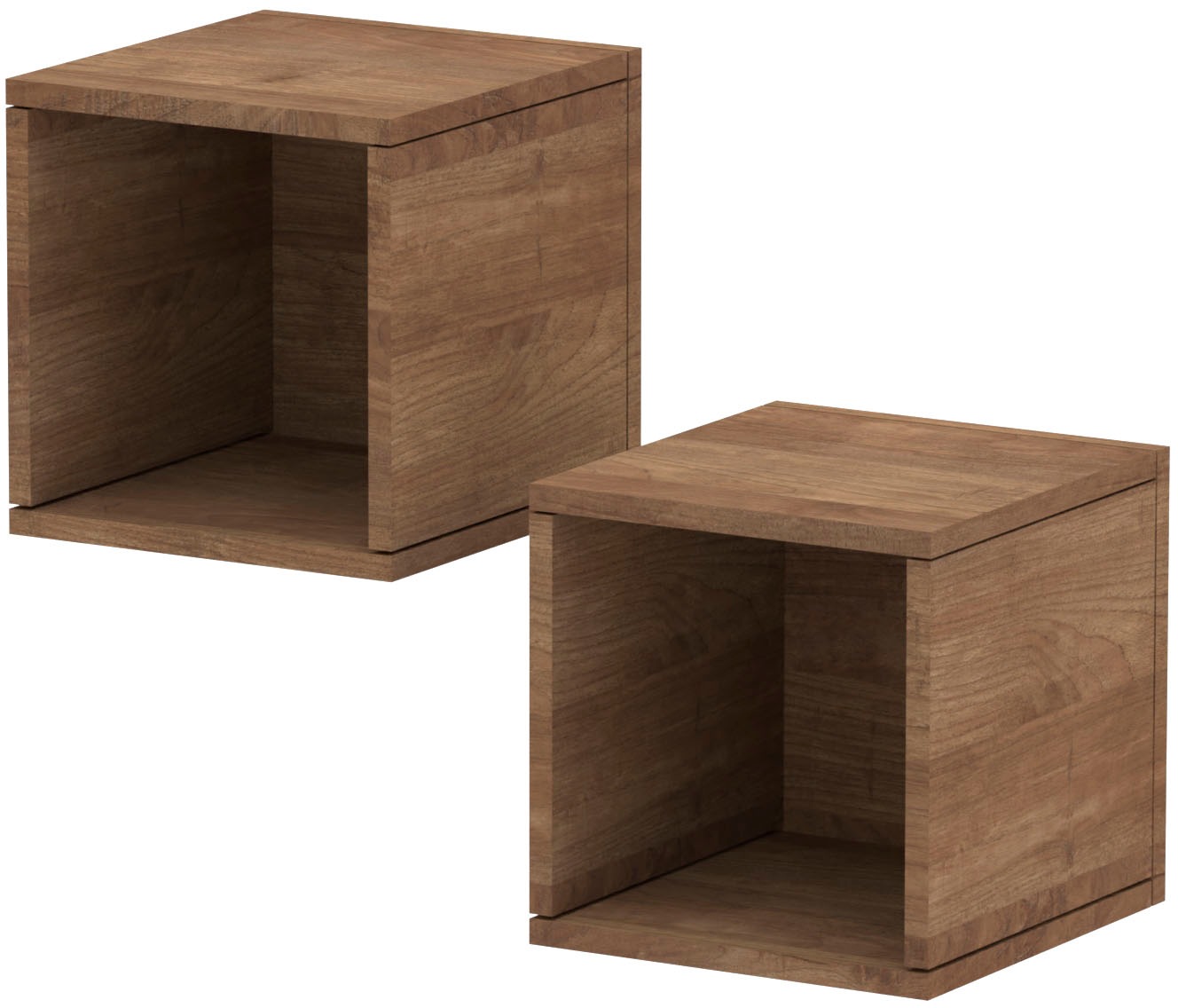 INOSIGN Wandregal »Wandregal Infinity«, (Set, 2 St., 2 kleine Würfelregale) günstig online kaufen