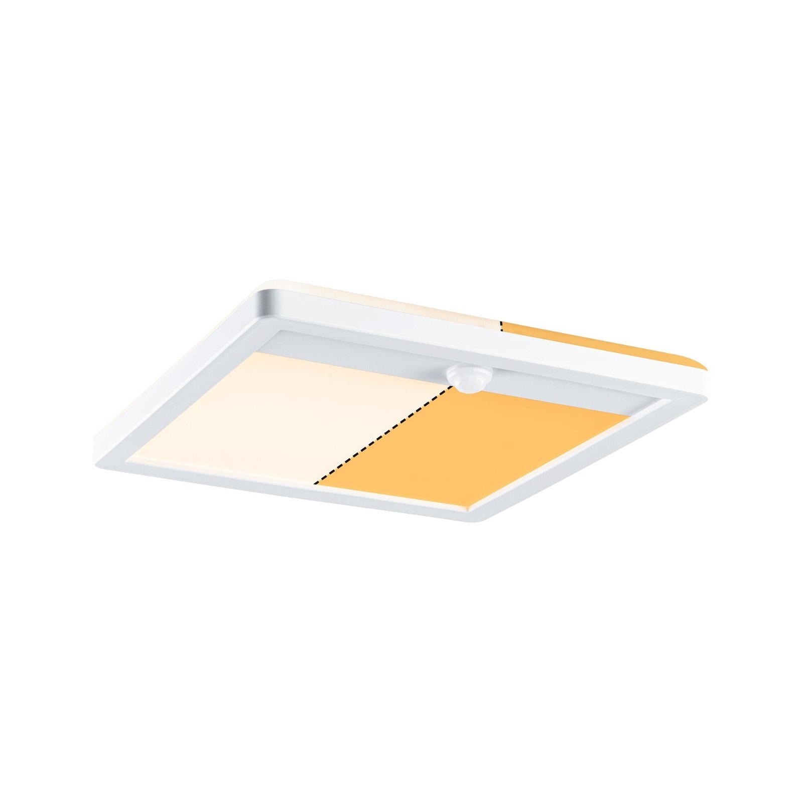 Paulmann LED Außen-Wandleuchte »Außenpanel Lamina IP44 eckig 250x47mm 14W 920lm 230V Kunststoff«, 1 flammig, Backlight Bewegungsmelder insektenfreundlich tunable warmwhite