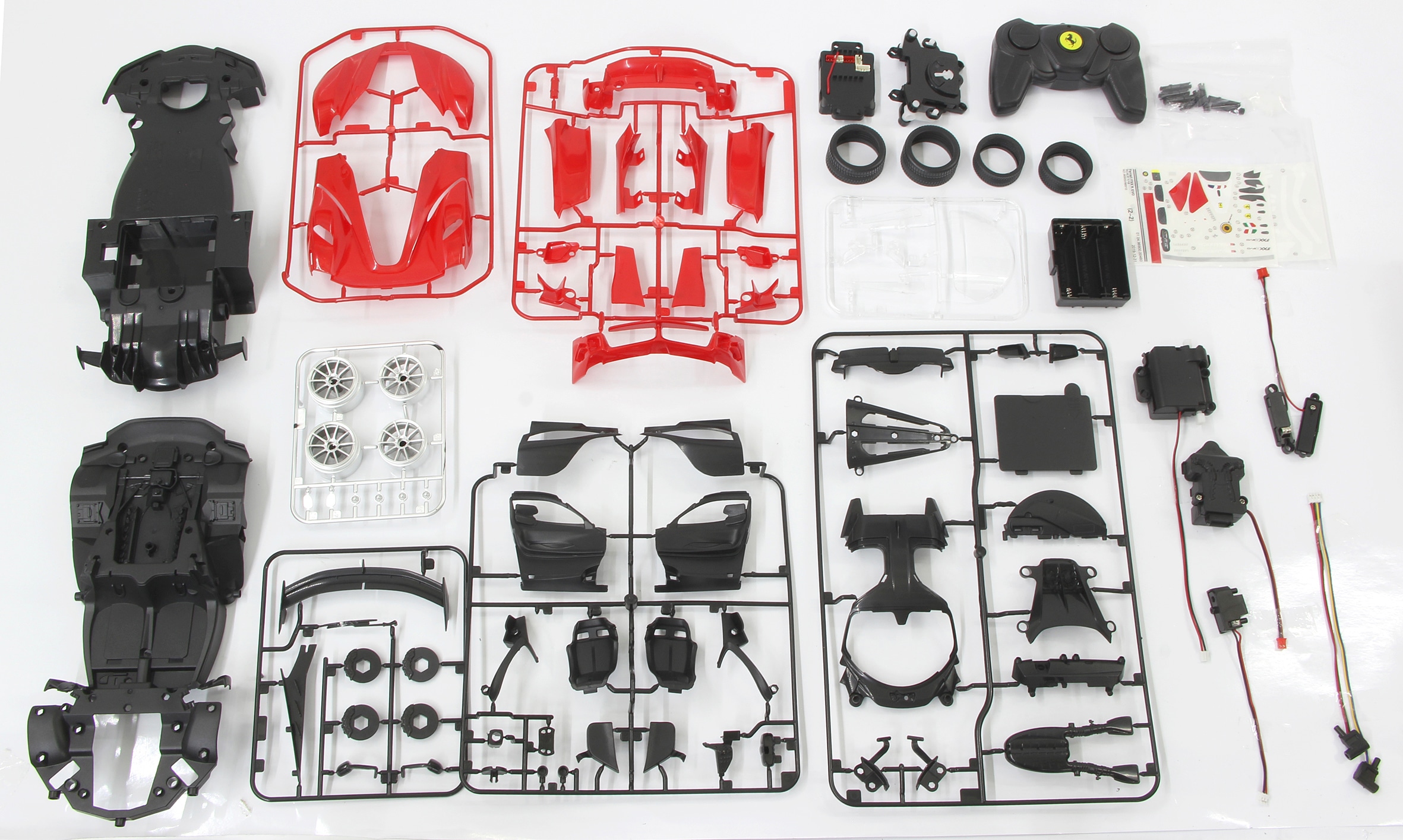 Jamara Modellbausatz »Ferrari FXX K Evo 1:18, rot - 2,4 GHz«, 1:18