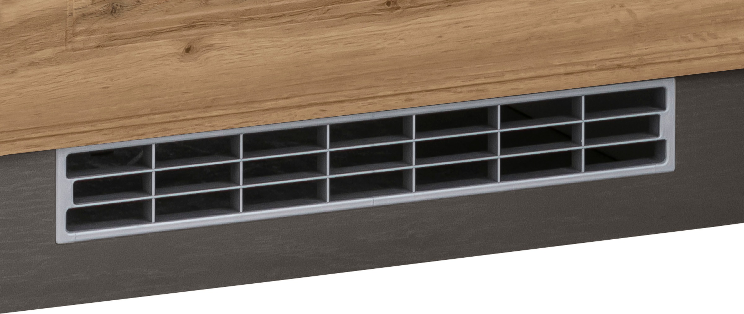 KOCHSTATION Winkelküche »KS-Stockholm«, Stellbreite 260/170 cm, mit hochwertigen MDF Fronten im Landhaus-Stil