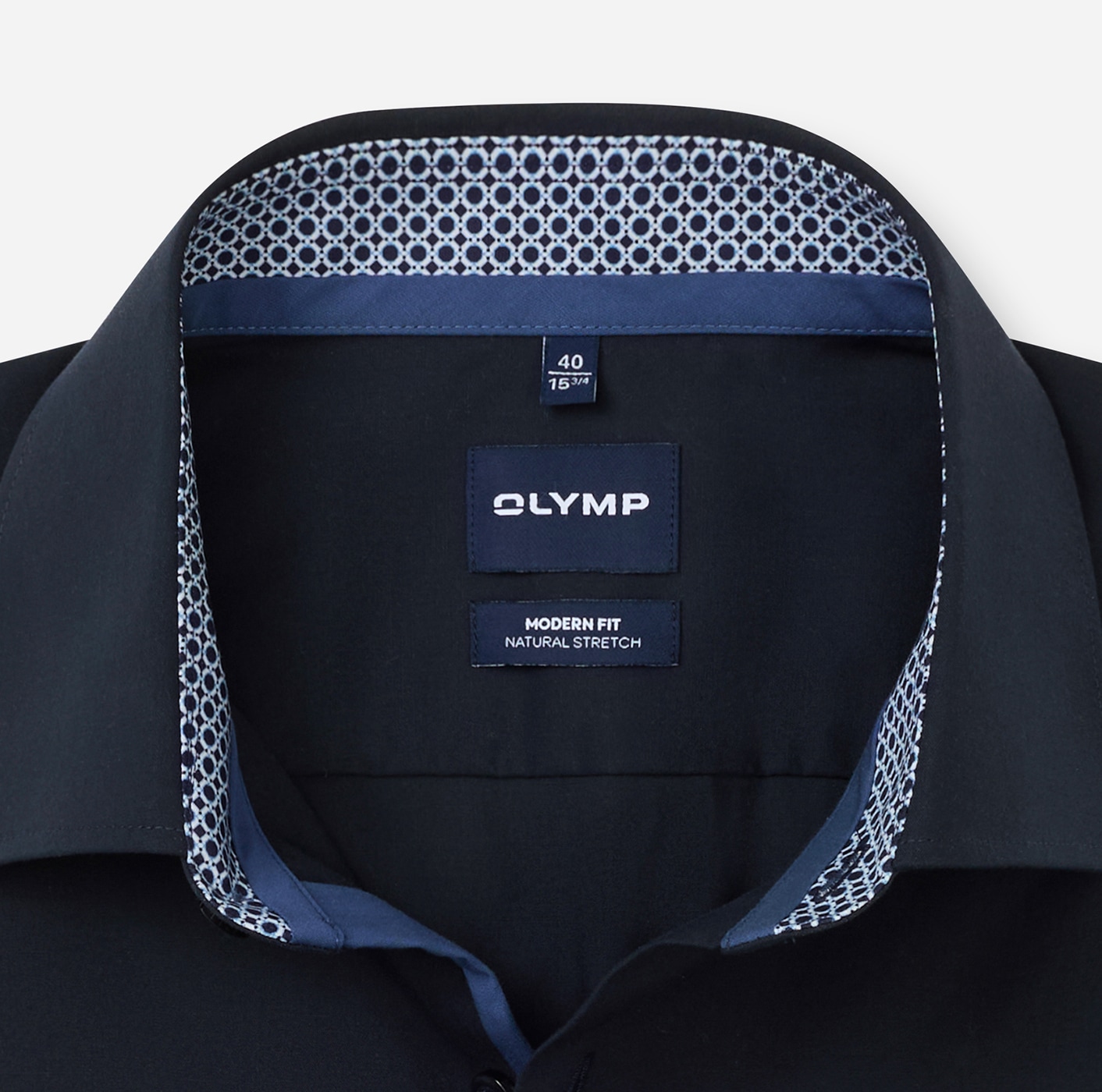 OLYMP Langarmhemd »Luxor« Businesshemd, New-Kentkragen, Modern Fit