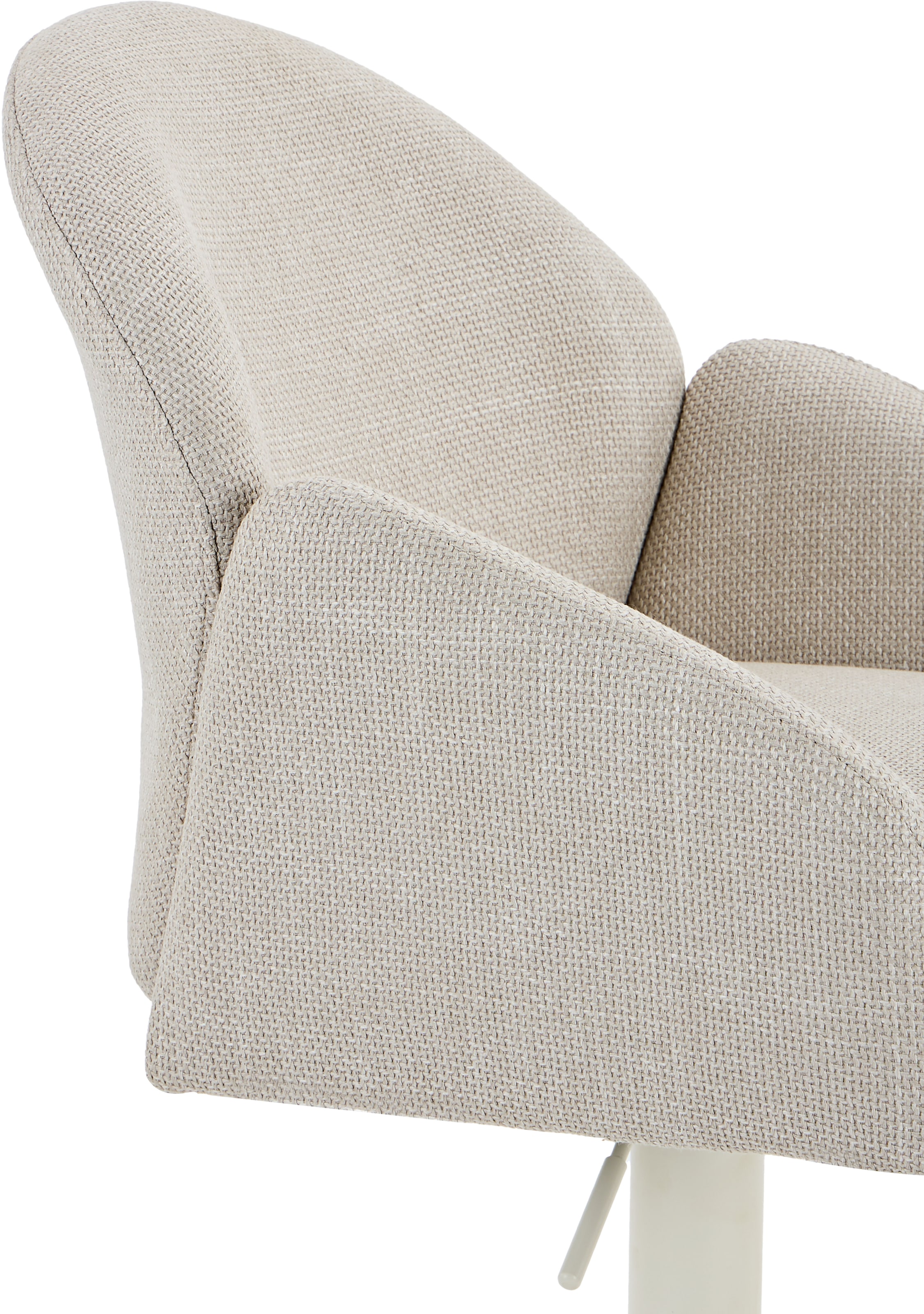 HELA Barhocker »HOLLY« Set, 2 Stk. tlg. 360° drehbar, Höhenverstellbar, Armlehnen, Gestell angepasst an Bezug