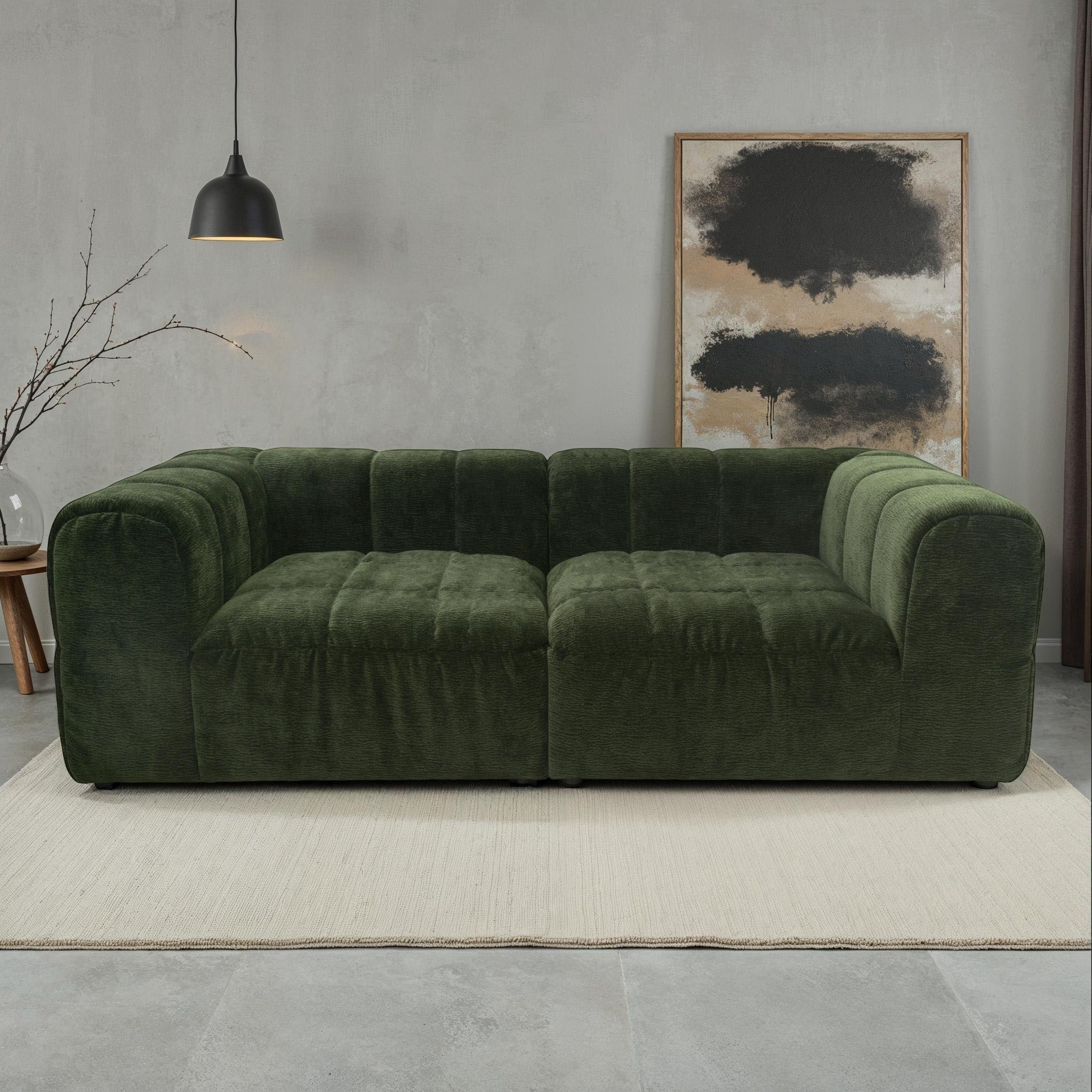 DOMO collection Big-Sofa »Ghent Megasofa in 2 Breiten, modern«, (2 St.), Mi günstig online kaufen
