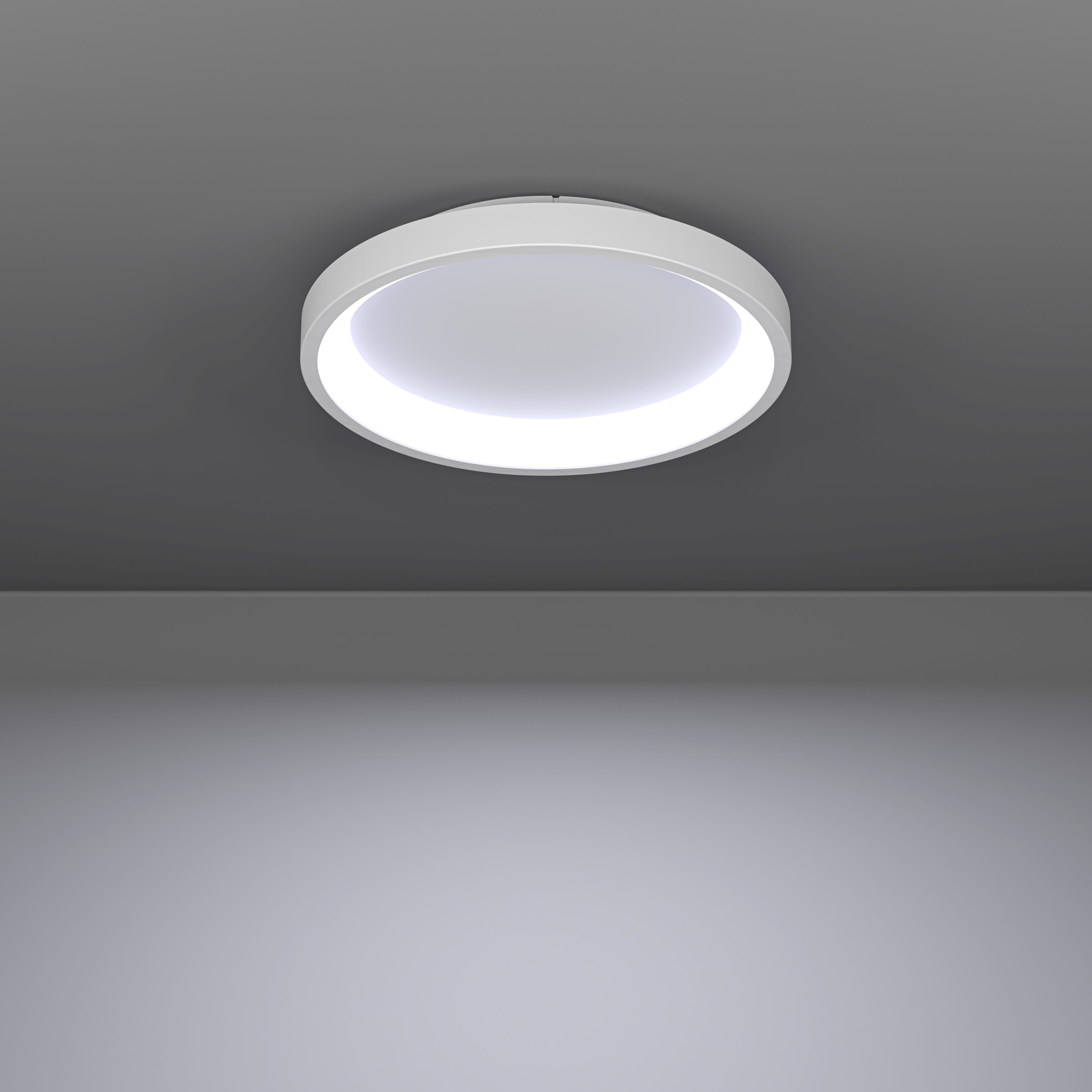 EGLO LED Deckenleuchte »LORETELLO-Z Deckenlampe - Stahl - LED - 19,6W - IP20« LED-Modul 1 Stk. Kaltweiß | Neutralweiß | RGB | Warmweiß Wohzimmerlampe, Esszimmerlampe, Flur, Schlafzimmer, H7,5 x Ø35 cm