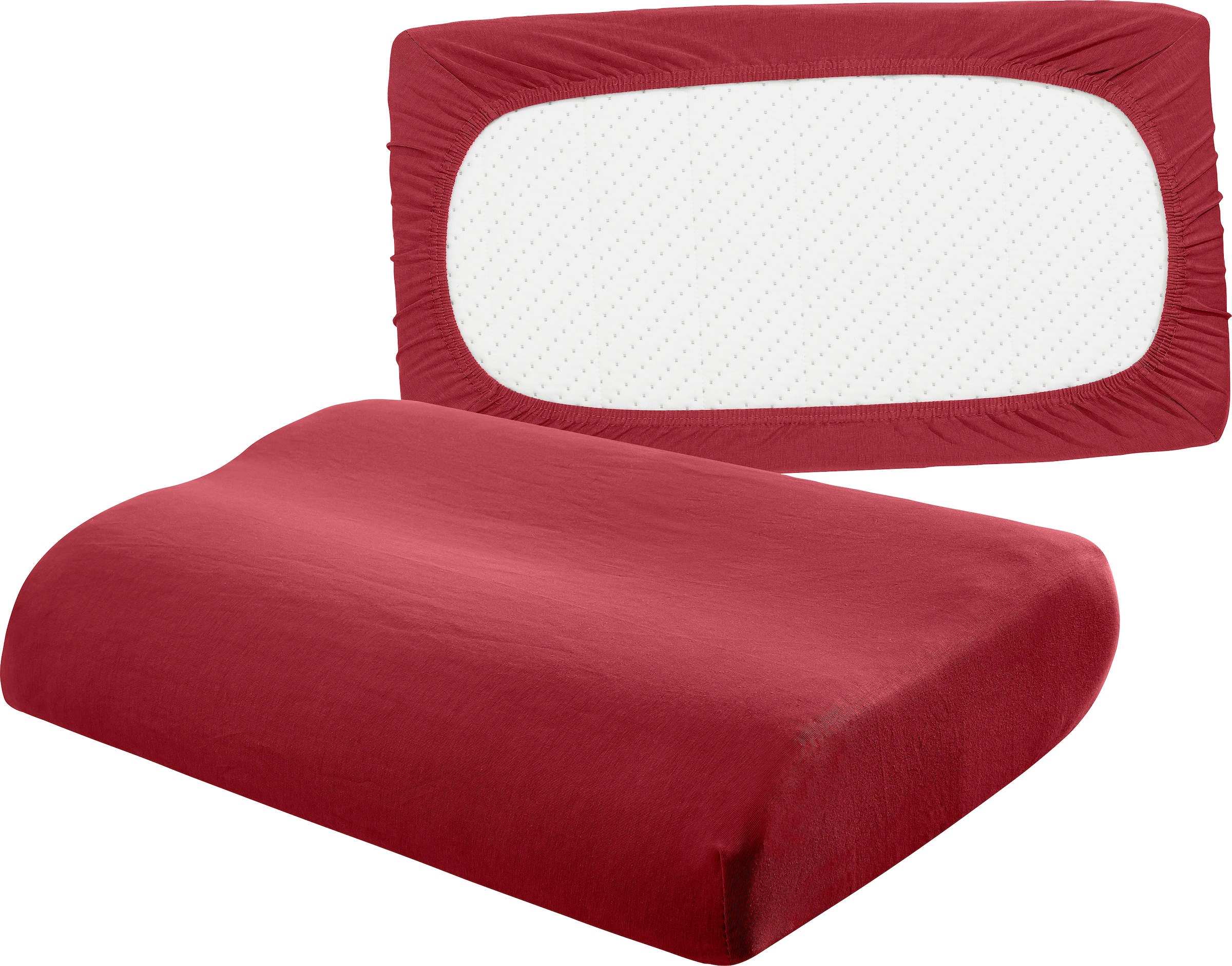 bellana Kissenbezug »Universal Jersey«, (2 St.), passend für Nackenstützkis günstig online kaufen