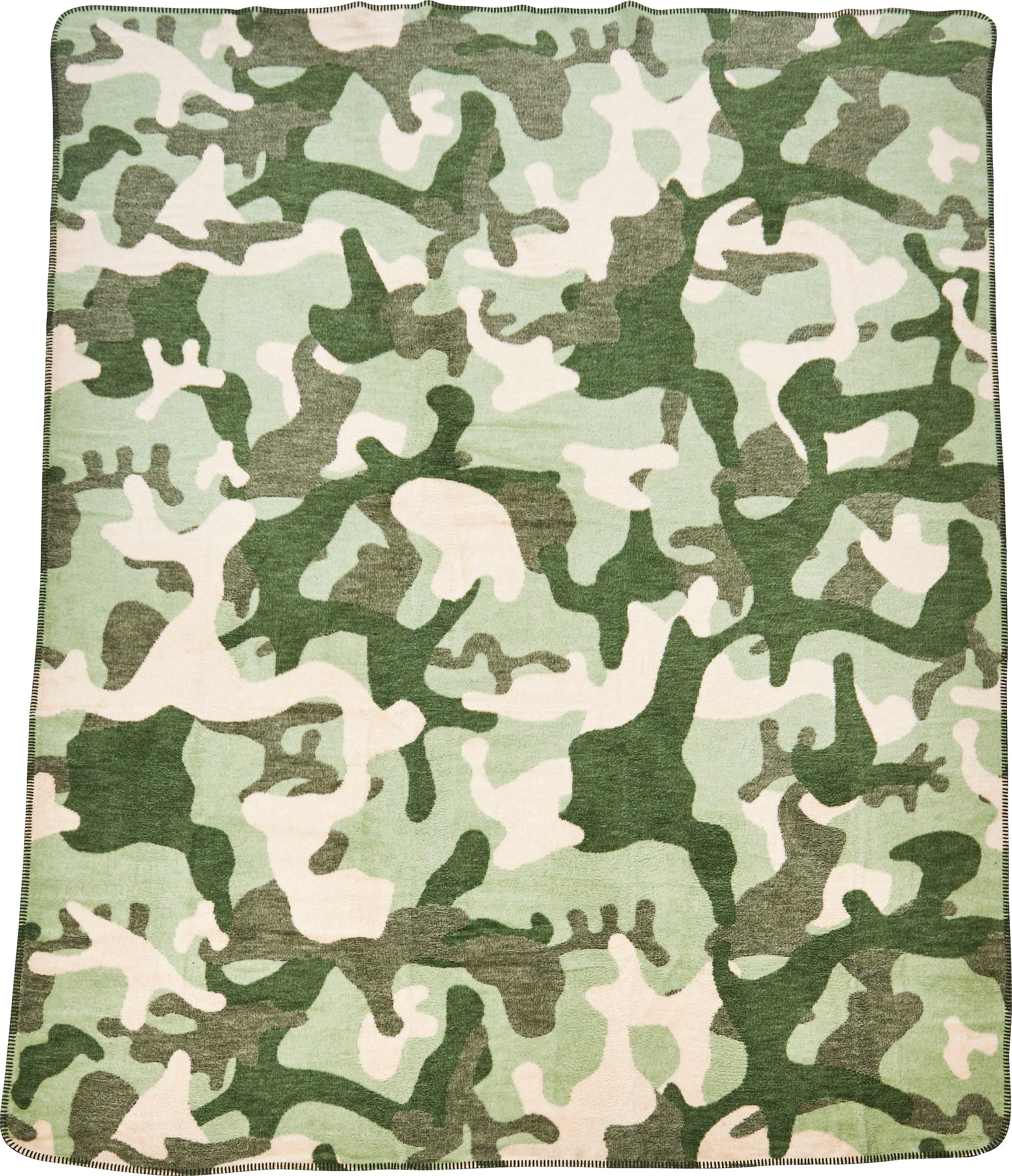 done.® Wohndecke »Camouflage«, Wohndecke mit einfassender Ziernaht, Kuscheldecke