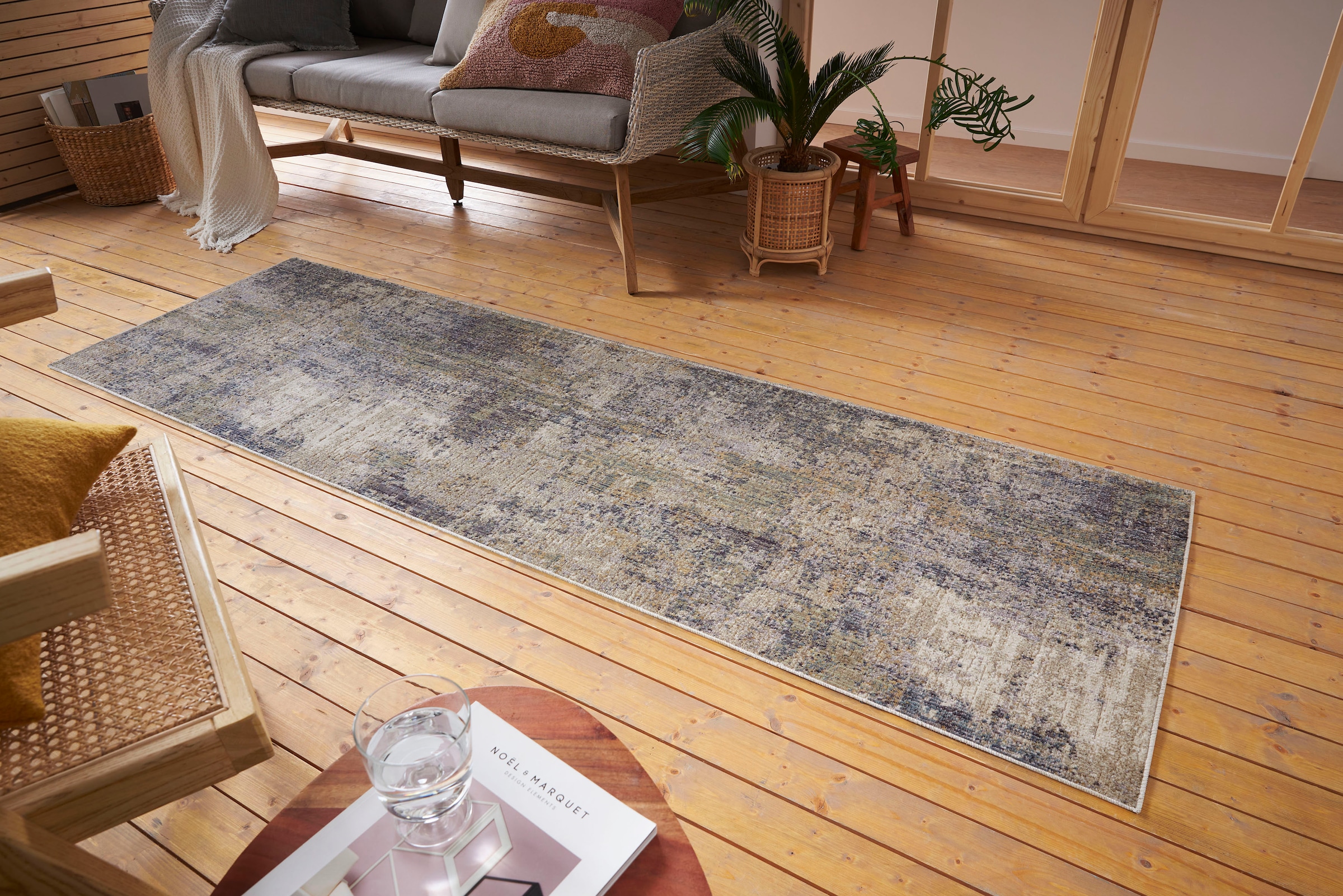 HANSE Home Teppich »Gizeh«, rechteckig, 3 mm Höhe, In-& Outdoor, Läufer, We günstig online kaufen
