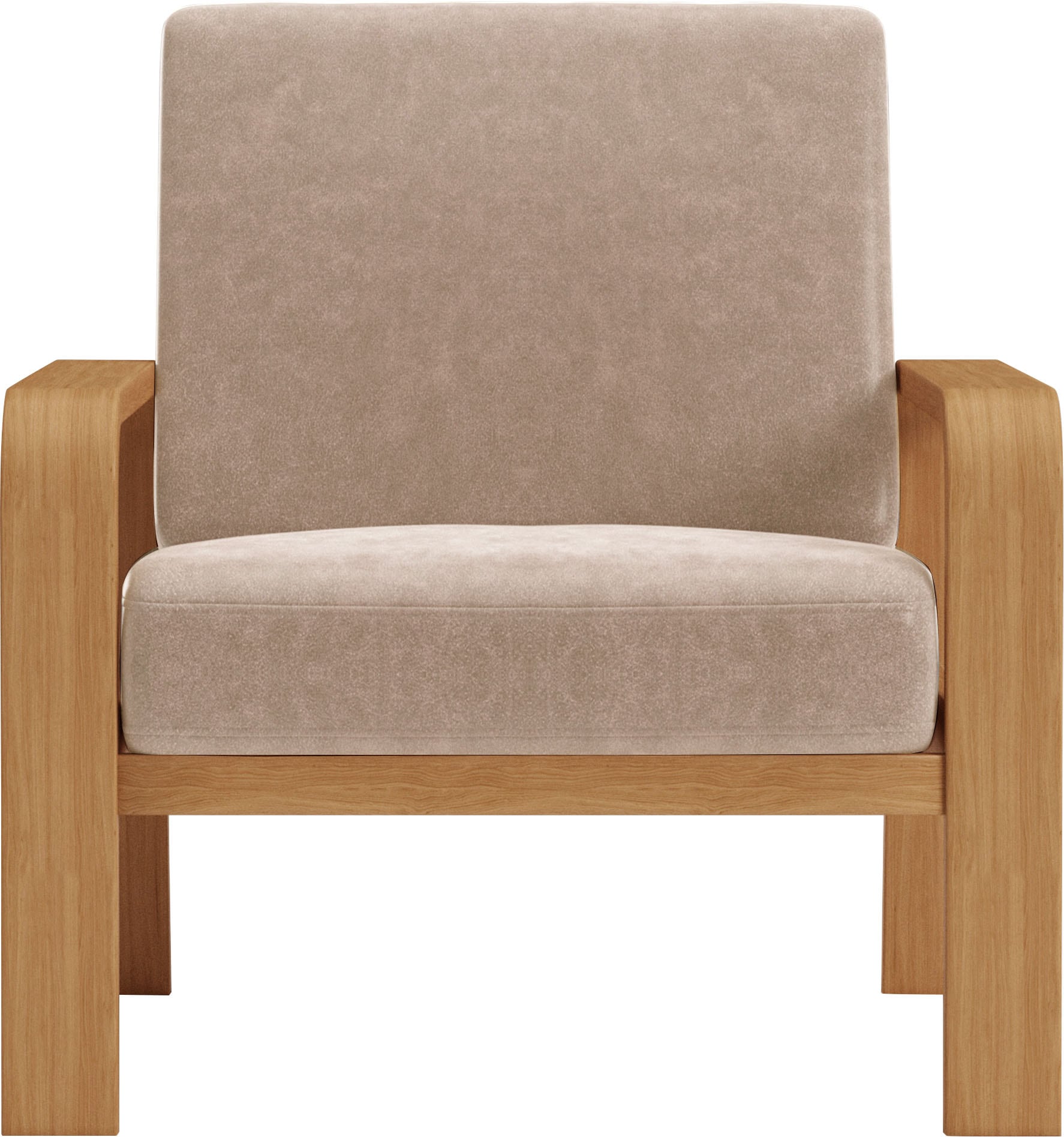 sit&more Sessel »Kolding«, Armlehnen aus eichefarbigem Buchenholz, verschie günstig online kaufen