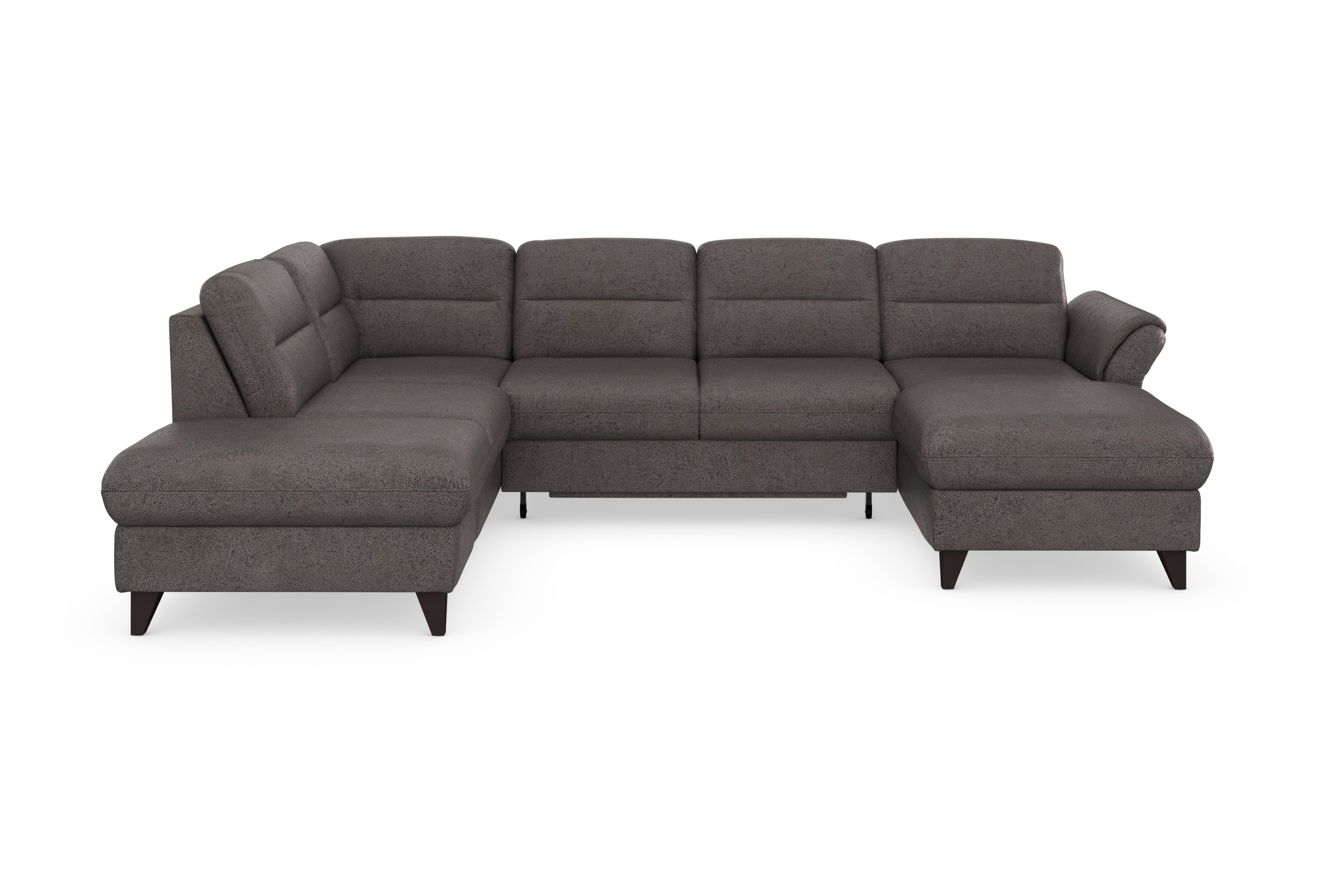 sit&more Wohnlandschaft »Mellum U-Form«, Federkern, wahlweise mit Bettfunktion, Stauraum und Armteilfunktion