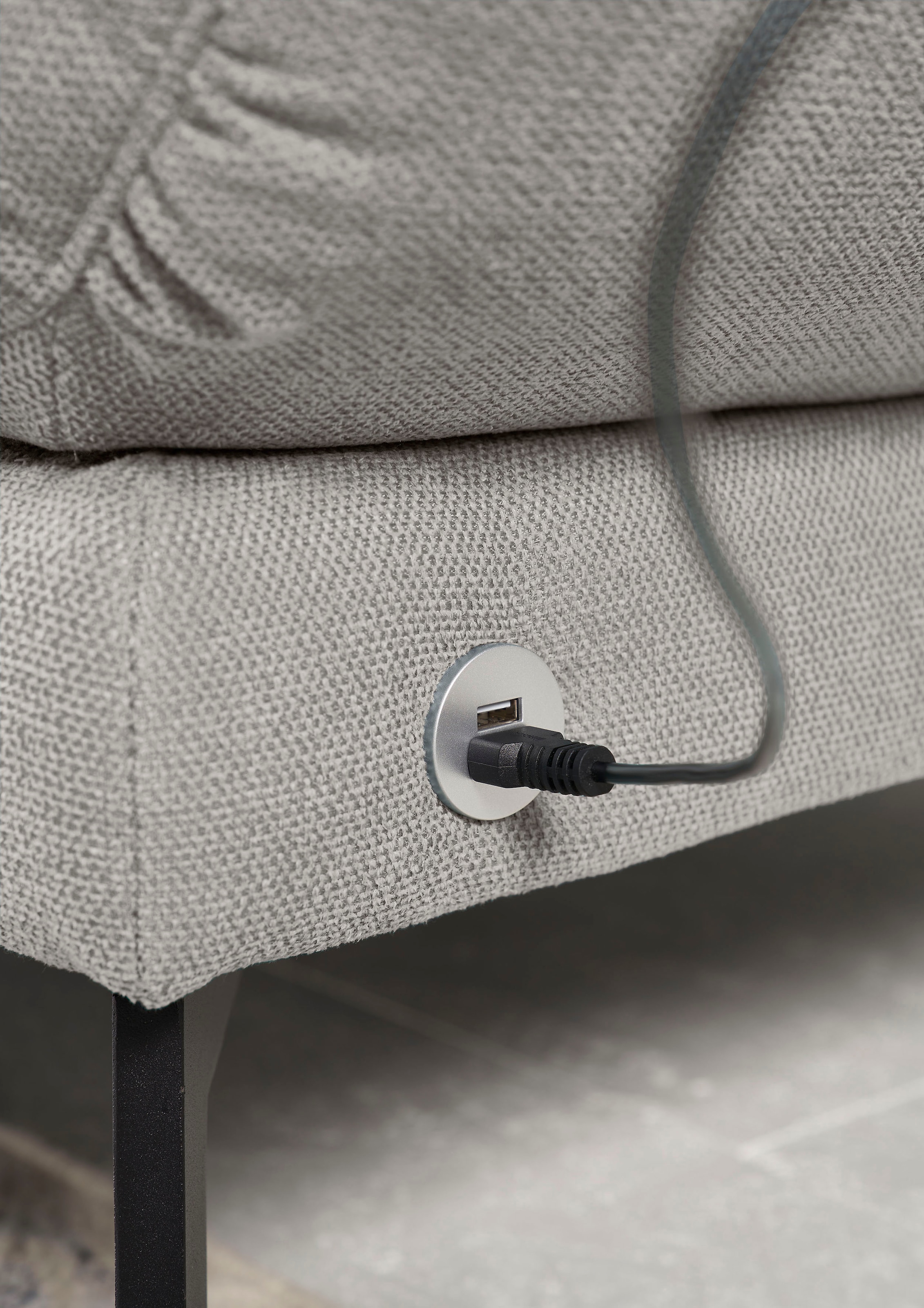 3C Candy Ecksofa »Kairo modernes Multifunktions-Sofa, bequem, L-Form«, inklusive Drehsitz, Armlehnen- und Rückenverstellung, OTTOs Choice