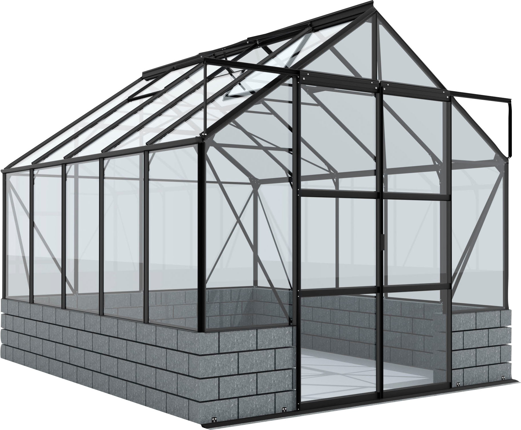 Vitavia Gewächshaus »Cassandra 8300«, Alu-Profile, 3 mm Einscheibensicherheitsglas