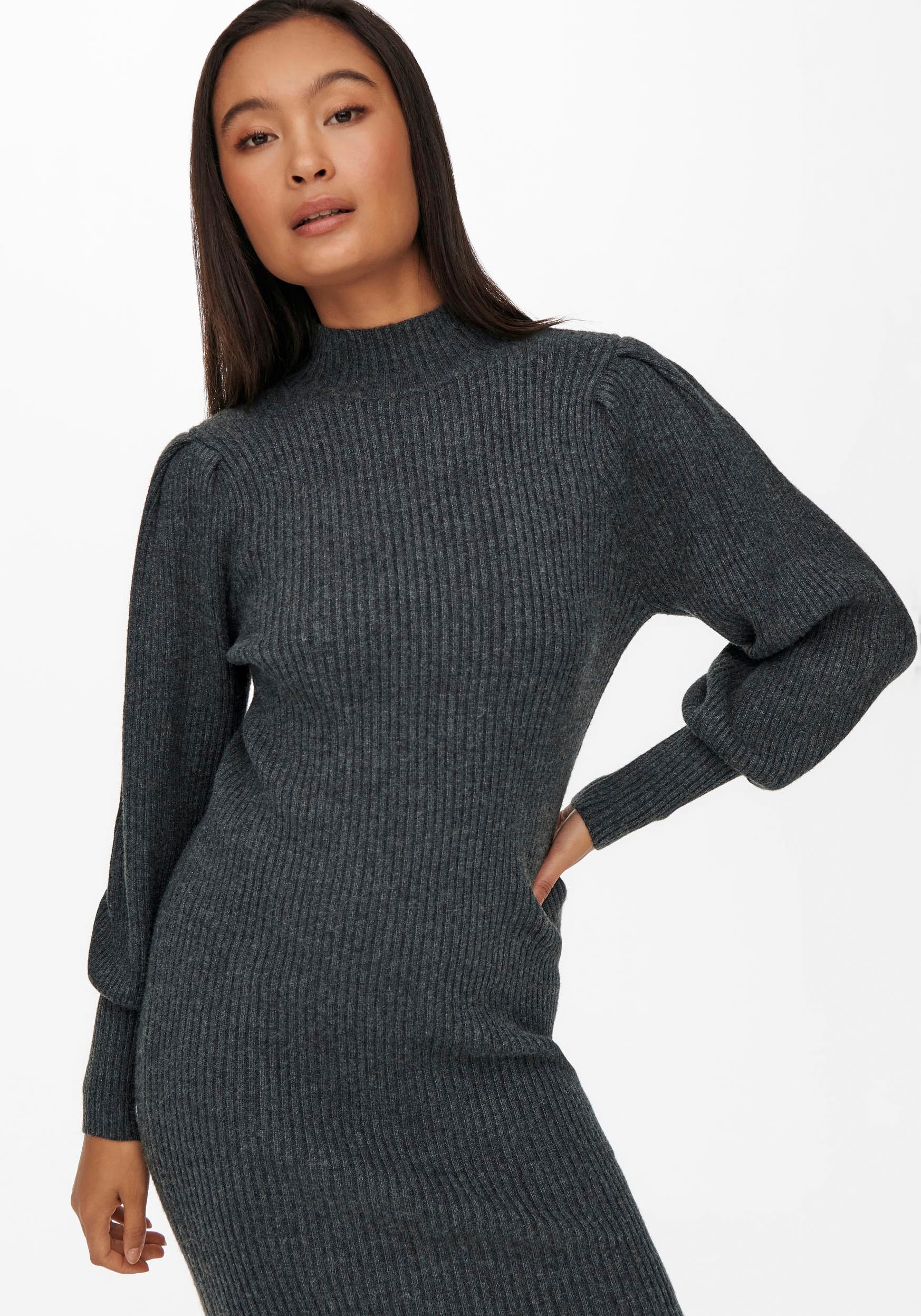 ONLY Strickkleid »ONLKATIA L/S DRESS KNT NOOS«