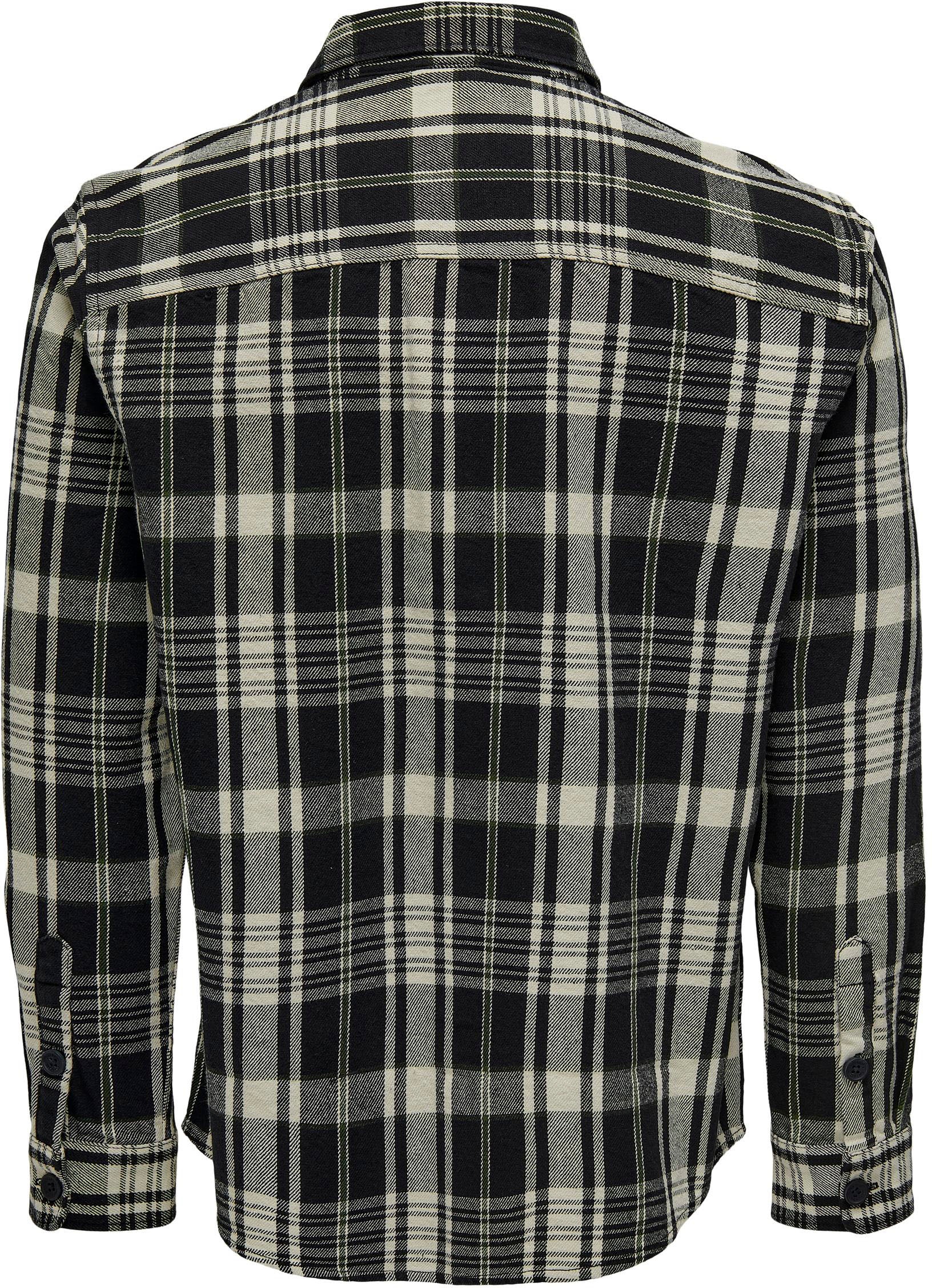 ONLY & SONS Langarmhemd »OS ONSMILO OVR CTN CHECK LS«