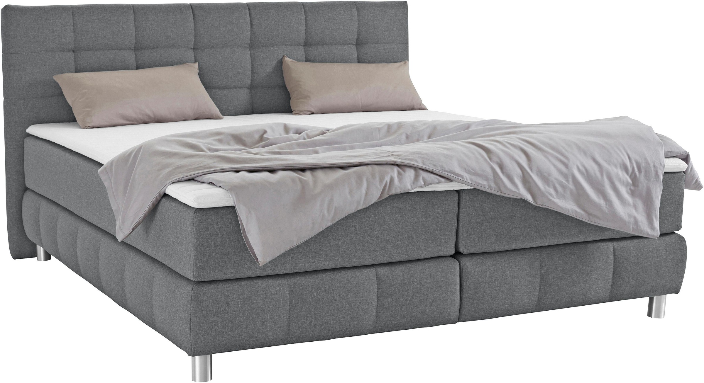 andas Boxspringbett "Salo" incl. Topper, 6 Breiten, 2 Härtegrade, TFK auch günstig online kaufen
