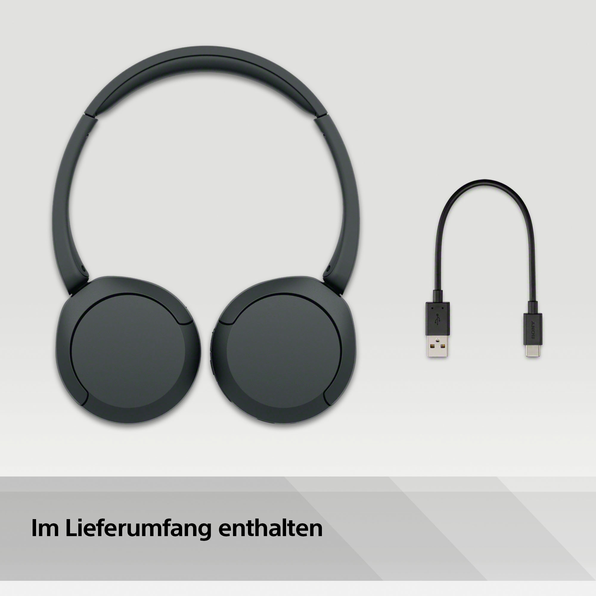 50 Freisprechfunktion- On-Ear-Kopfhörer Akkulaufzeit »WHCH520«, Std. Rauschunterdrückung, auf kaufen Bluetooth, Raten Sony