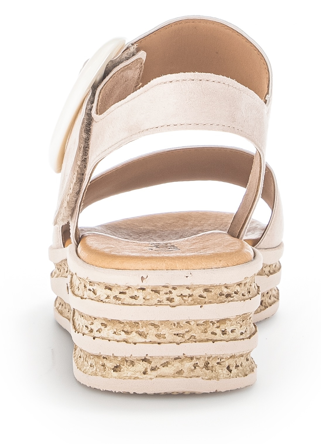 Gabor Keilsandalette  , Plateau, Sommerschuh, Sandale mit trendigem Zierschnalle