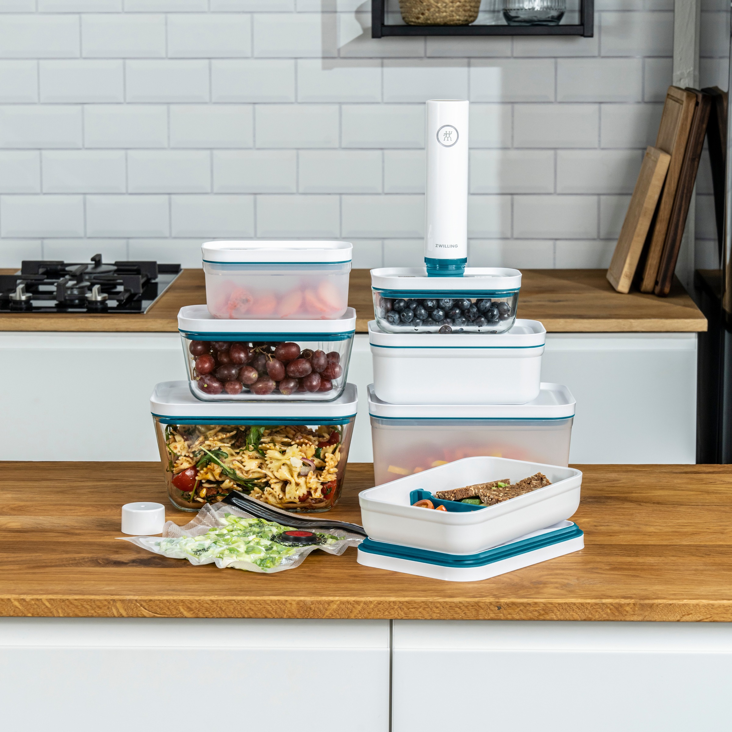 Zwilling Vakuumbehälter »Fesh & Safe« Set, 3 tlg. Aufbewahrungsbox, Borosil günstig online kaufen