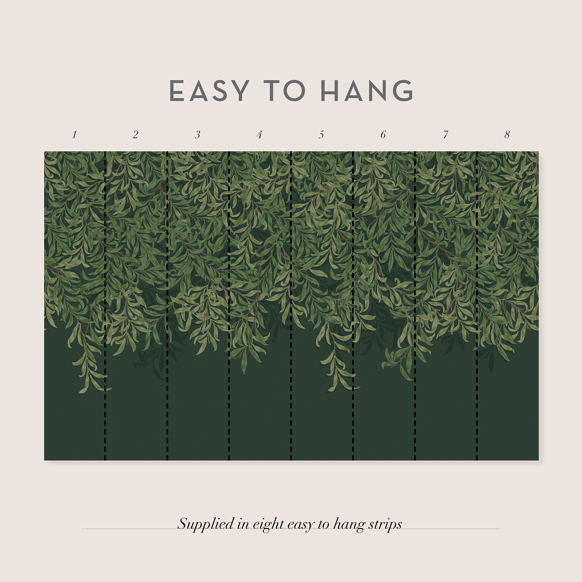 WILLIAM MORRIS AT HOME Vliestapete »Willow Bough Deep«, Retro, 10mx52cm (ca. 5m2)