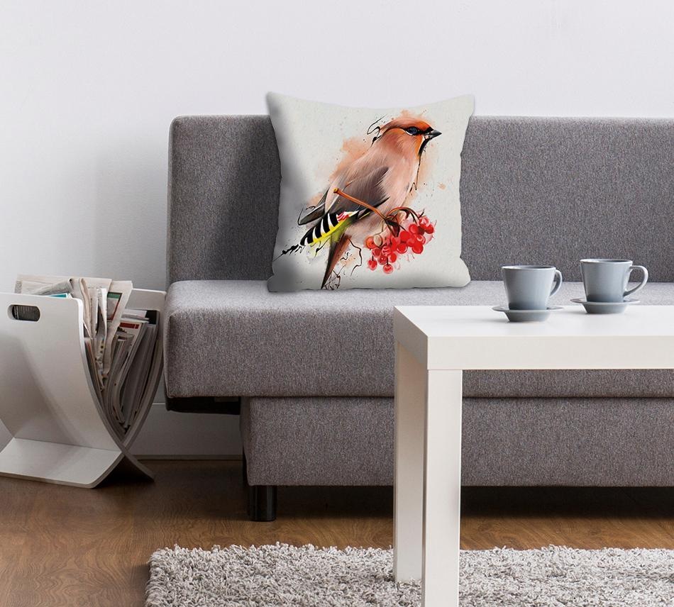 queence Dekokissen »»Vogel««, Kissenhülle ohne Füllung, 1 Stück günstig online kaufen
