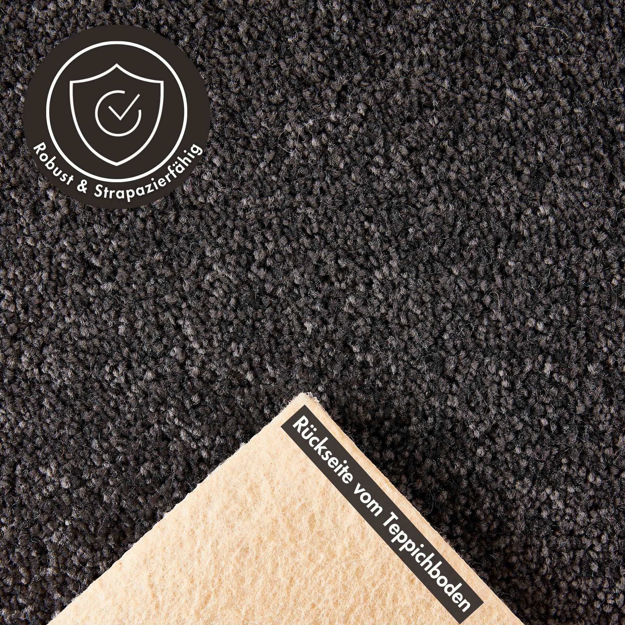 Andiamo Teppichboden »Sophie, Frisee-Velours, Made in Netherlands«, rechtec günstig online kaufen