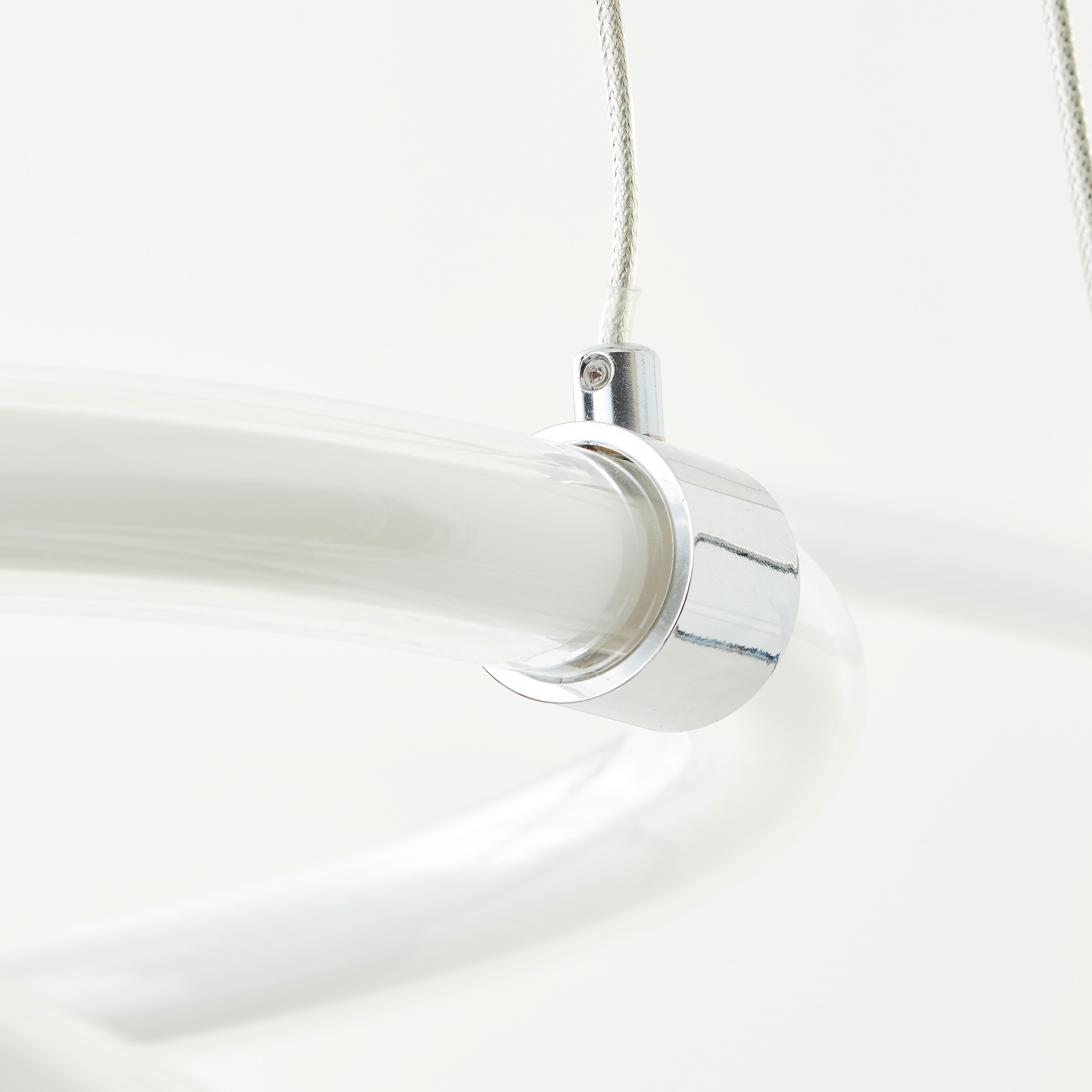 Brilliant LED Pendelleuchte »Poolen«, 8000 lm, Ø 79 cm, Aluminium/Kunststoff, chromfarben