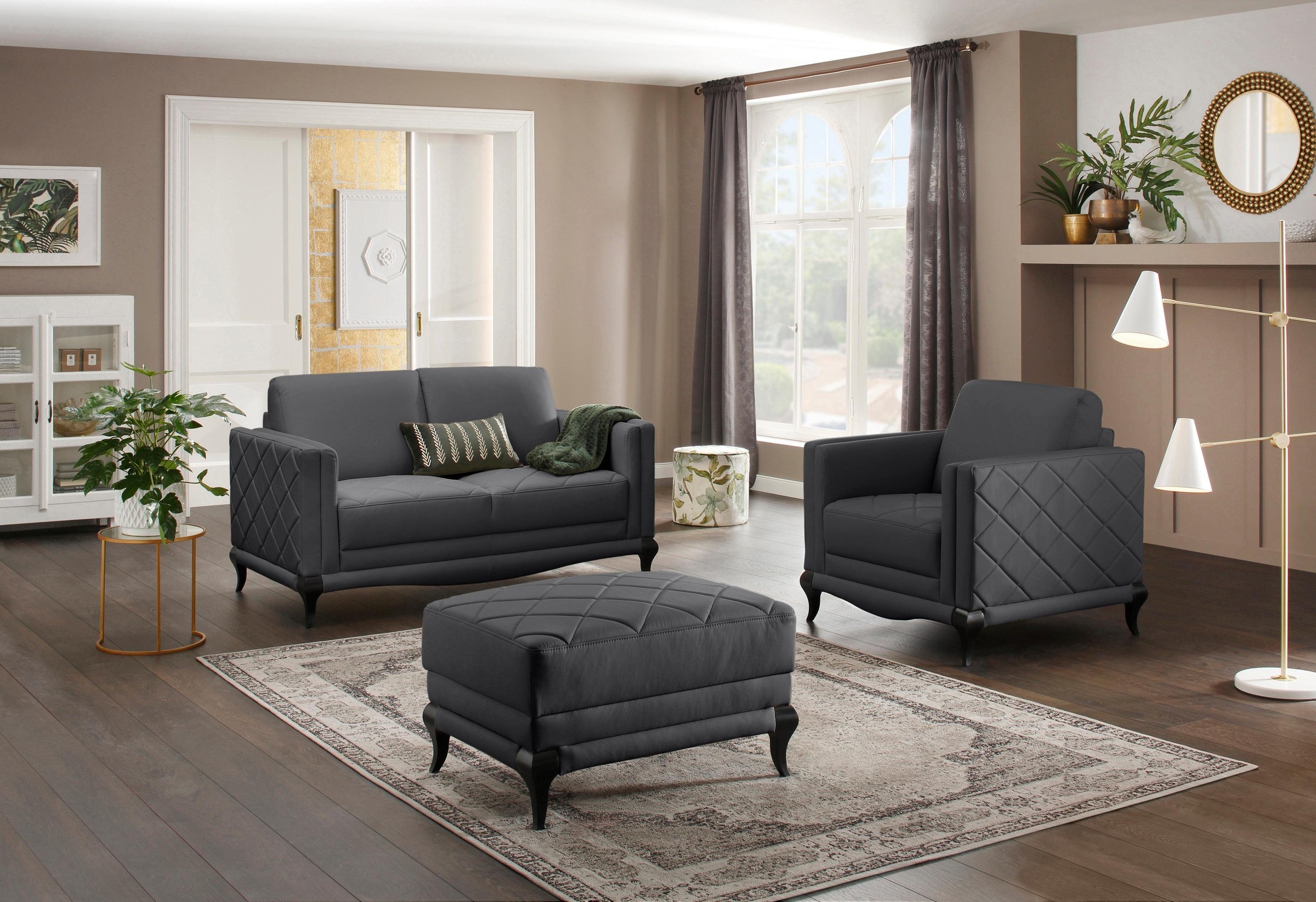 Home affaire Hocker »Brahms«, mit Stauraumfach
