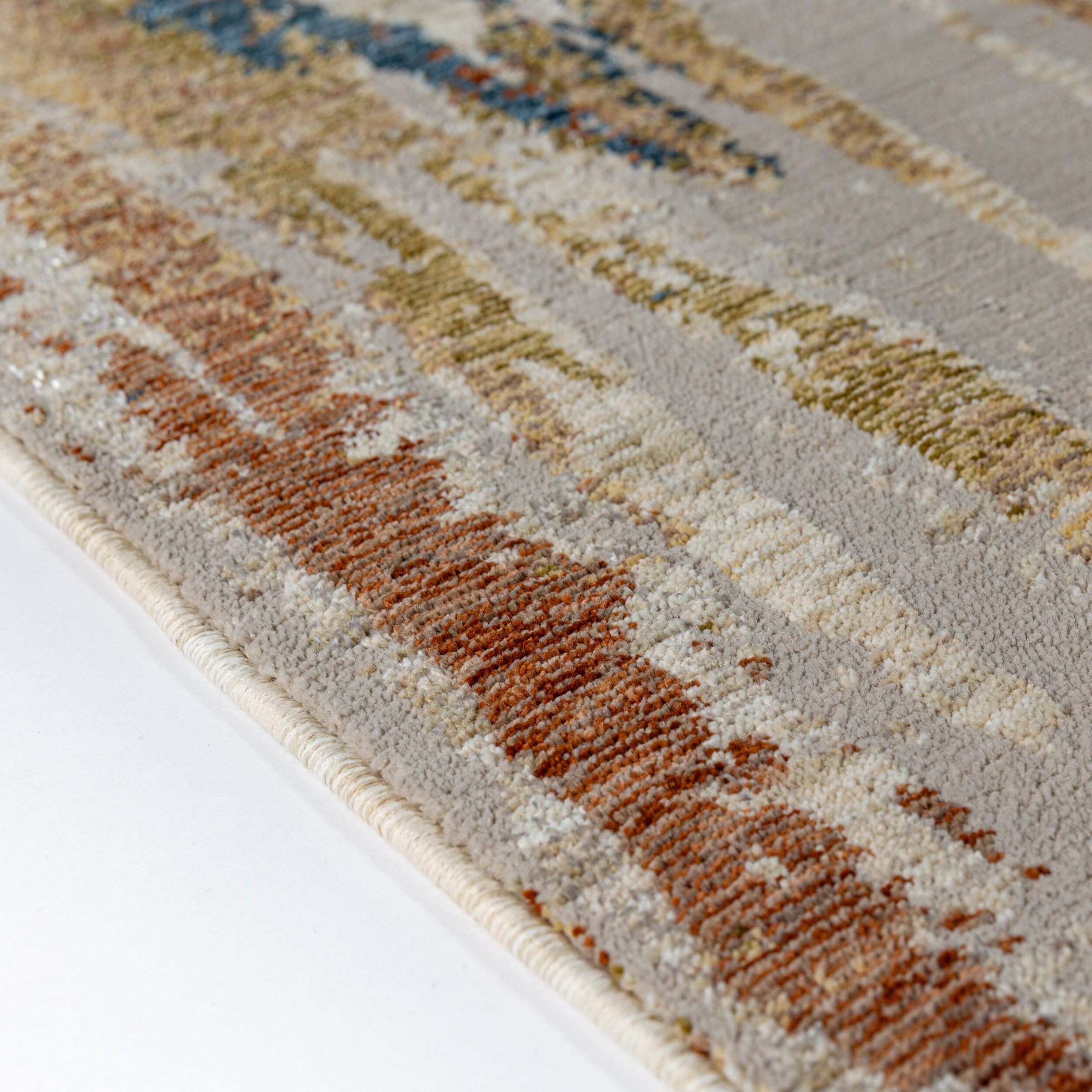 FLAIR RUGS Designteppich »DERIVA Abstrakter Teppich« rechteckig 7 mm Höhe Abstraktes Design mit dezentem Schimmer