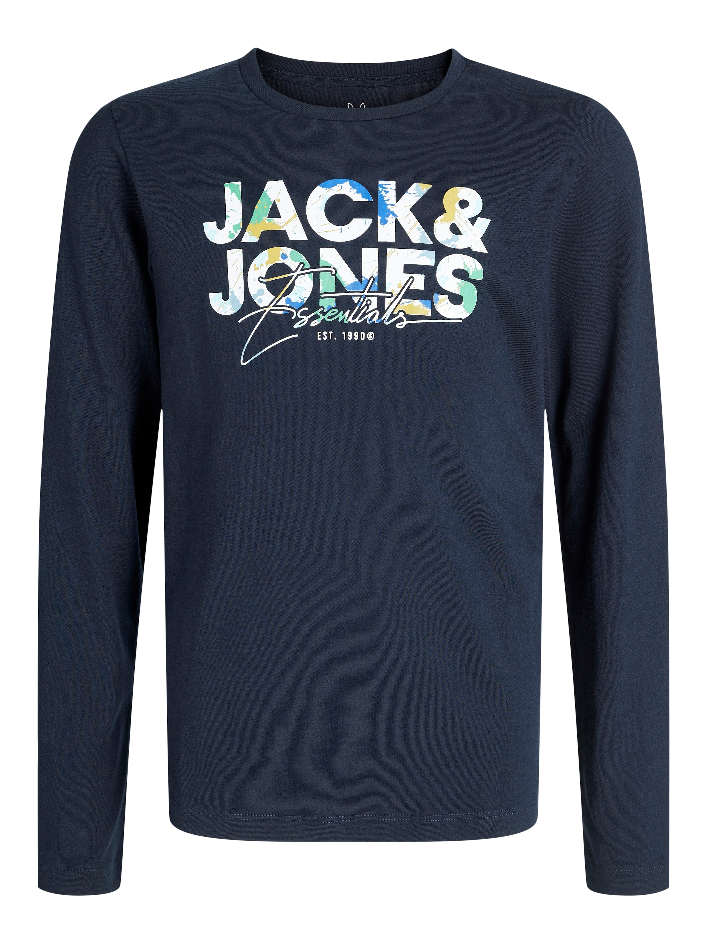 Jack & Jones Junior T-Shirt »JJGEPLAS TEE LS CREW NECK 2PK MP JNR«, (Packung, 2 tlg.)