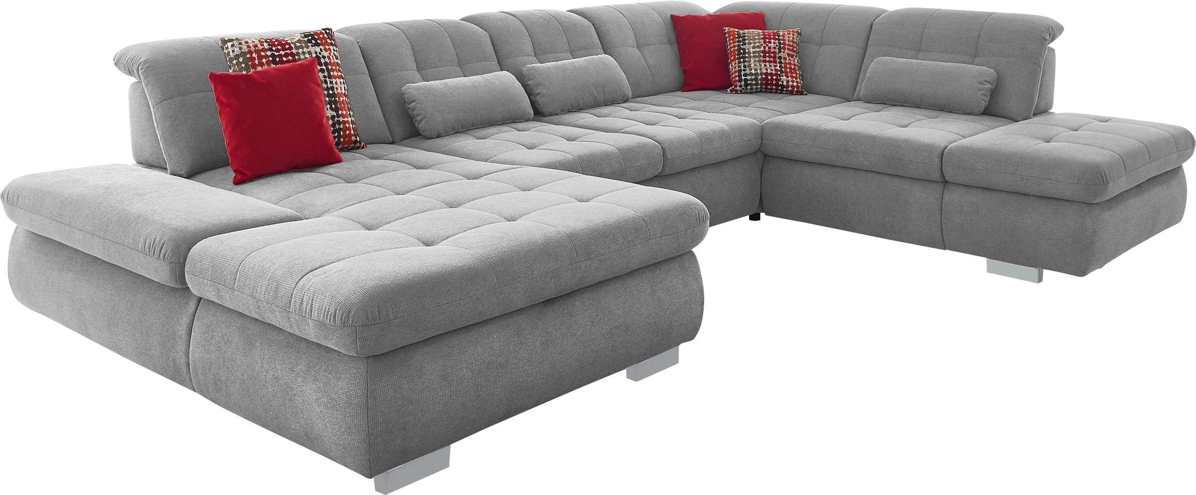 Die PlanBar Wohnlandschaft »MP-IN17004 U-Form« wahlweise mit Funktionen, Ka günstig online kaufen