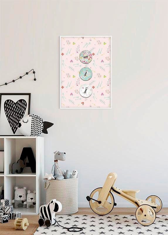Komar Bild »Minnie Mouse Buttons«, Disney, (1 St.), Wandbild zur Dekoration im Kinderzimmer - ohne Rahmen