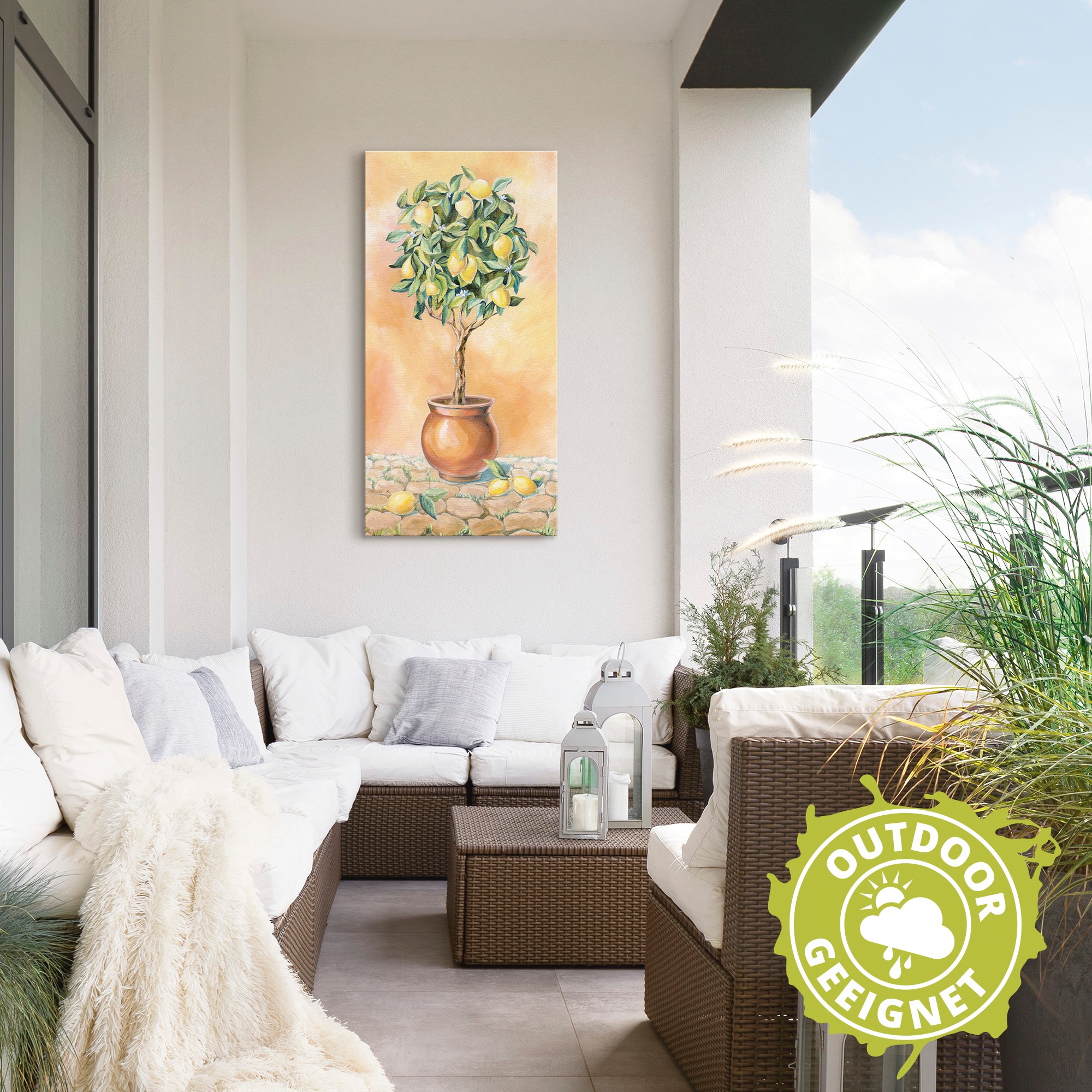 Artland Wandbild »Zitronenbaum I«, Pflanzen, (1 St.), als Alubild, Outdoorbild, Leinwandbild in verschied. Größen