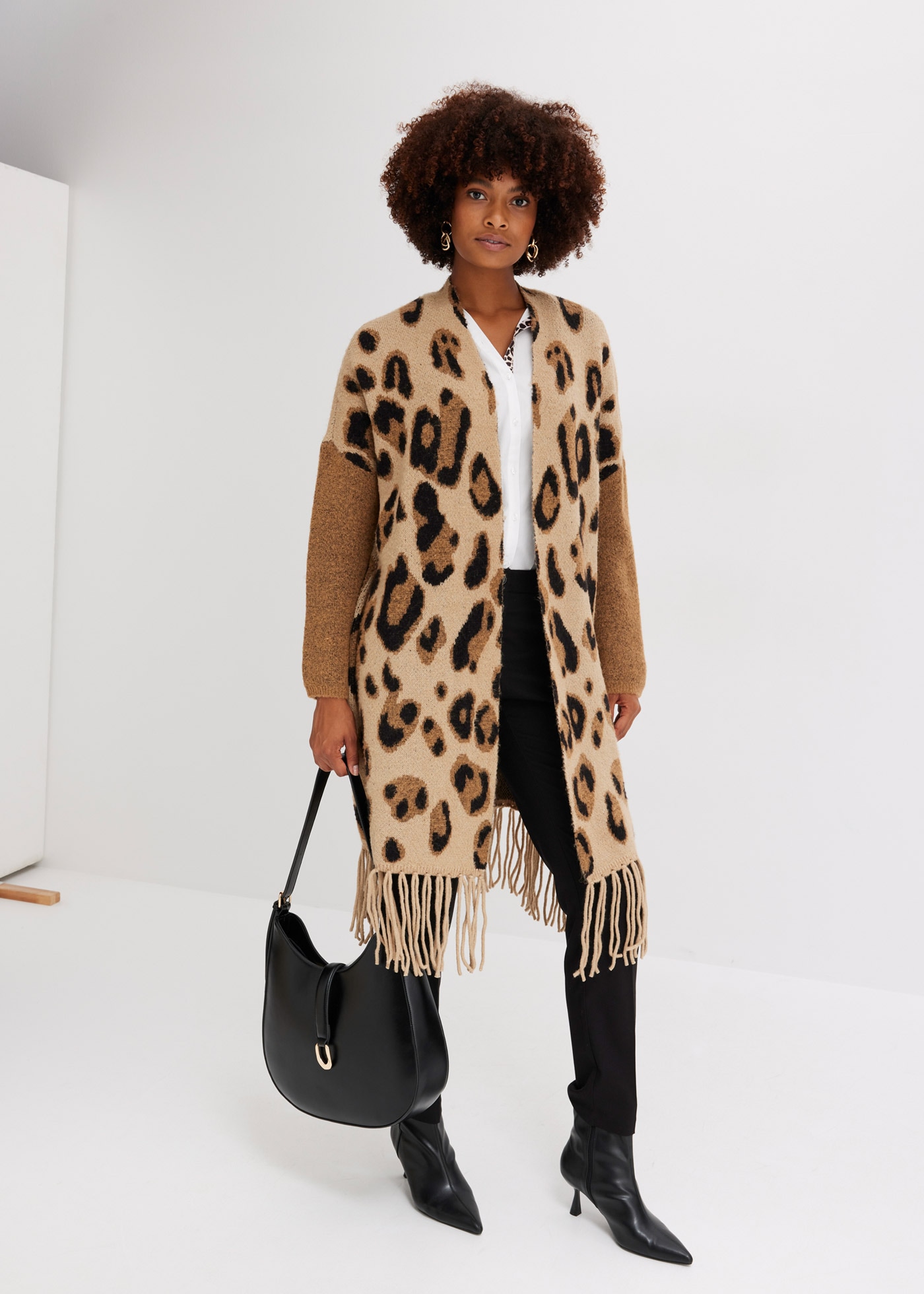 bonprix Anzughose  aus Polyester, Viskose und Elasthan, Slim fit Passform