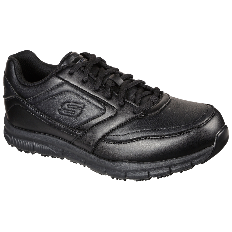 SKECHERS Berufsschuh »NAMPA« Schnürschuh für Gastronomie mit rutschfhemmender Laufsohle schwarz 48,5 48,5 Lässiger Sneaker ideal für den Arbeitsalltag