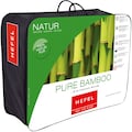 Hefel Naturfaserbettdecke »Pure Bamboo«, extraleicht, (1 St.), optimal für die Sommerzeit!