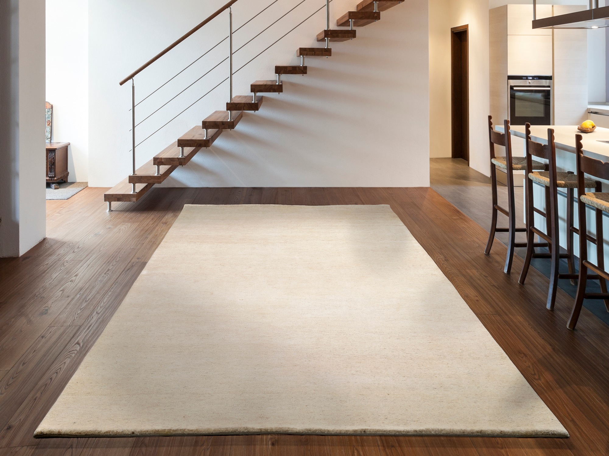 OCI DIE TEPPICHMARKE Wollteppich »ESEMPIO UNI MELANGE«, rechteckig, 18 mm H günstig online kaufen