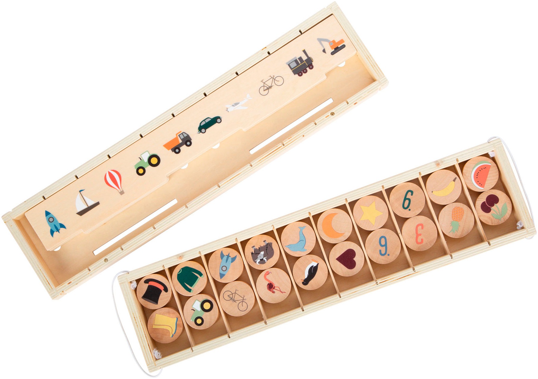 Small Foot Steckspielzeug »Bildersortierbox Weltentdecker«
