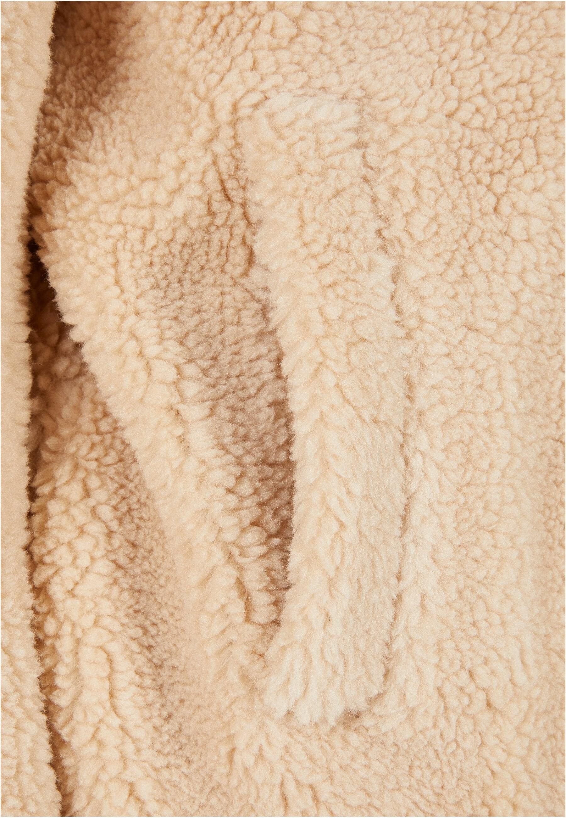 URBAN CLASSICS Winterjacke »Urban Classics Damen Ladies Sherpa Biker Jacket« 1 Stk. tlg. ohne Kapuze