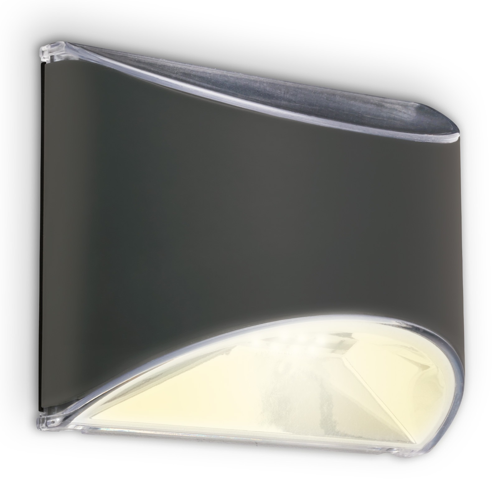 Briloner Leuchten LED Wandleuchte »LED Wand-Solarleuchte, anthrazit, 4xLED« günstig online kaufen