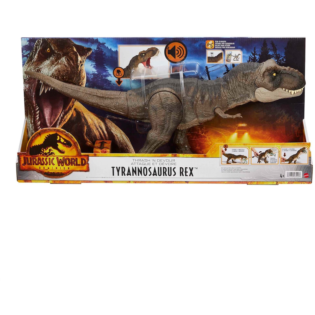 Mattel® Spielfigur »Jurassic World, Thrash ’N Devour Tyrannosaurus Rex«