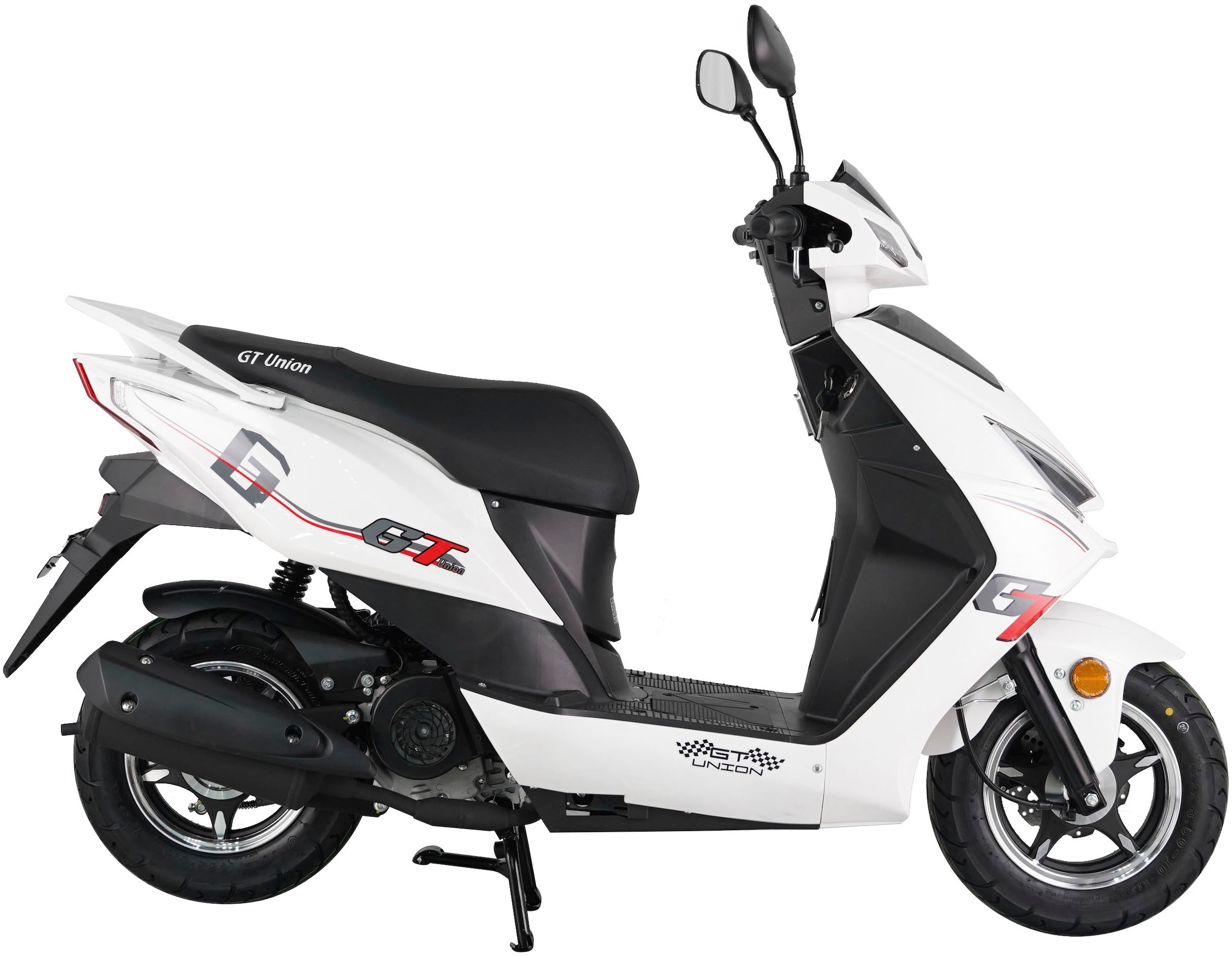 GT UNION Motorroller »Sonic X 45« 49,6 cm³ 45 km/h Euro 5 3 Komplett-Set, 2 Stk. tlg. Luftgekühlter Motor