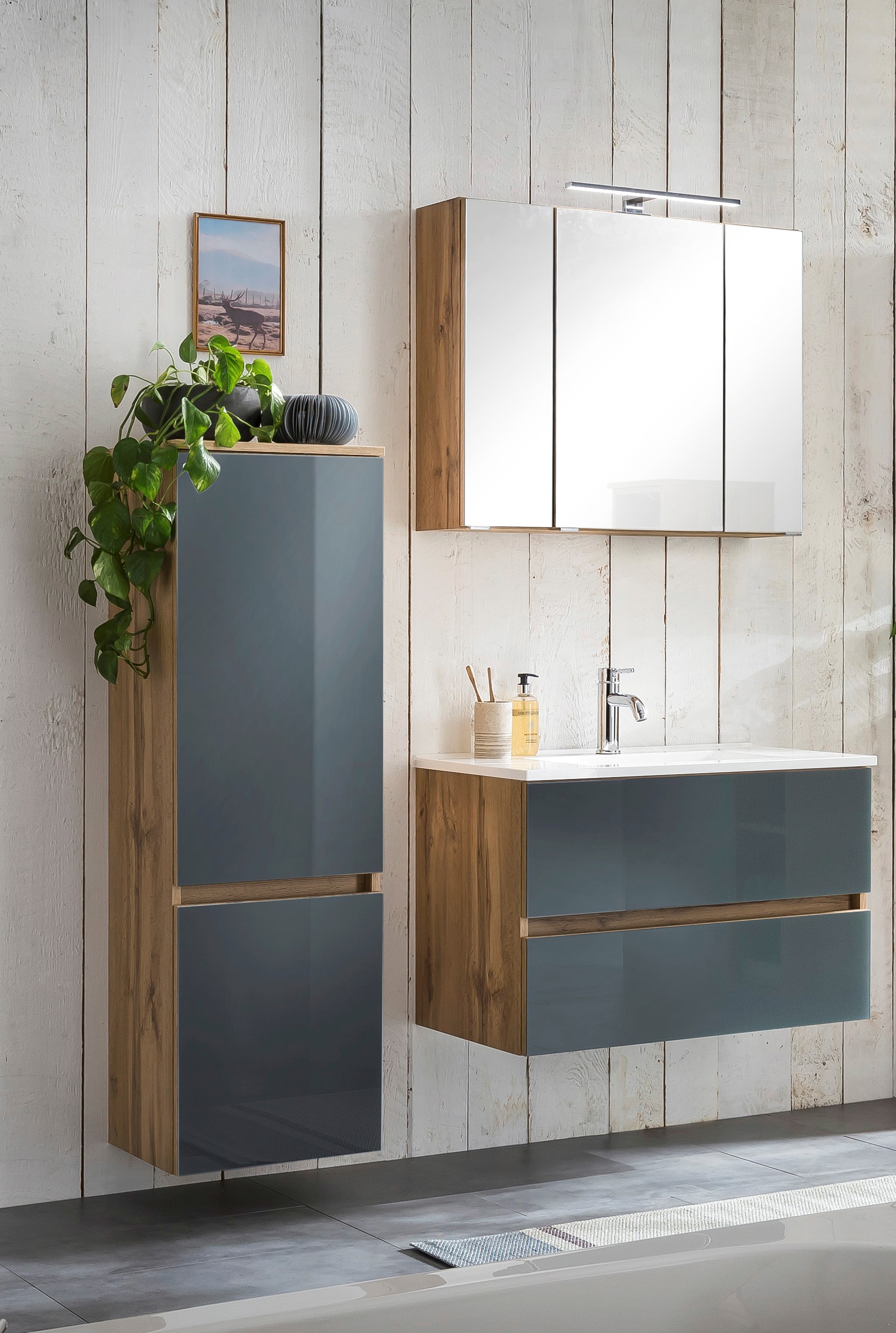 welltime Badezimmer-Set »Horki« Set, 3 Stk. tlg. günstig online kaufen