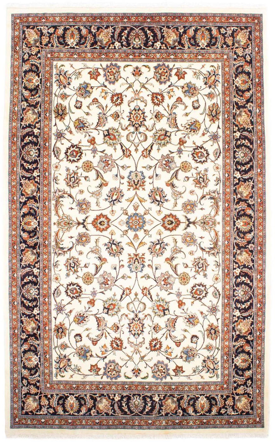 morgenland Wollteppich »Kaschmar Blumenmuster Blu scuro 280 x 215 cm«, rech günstig online kaufen