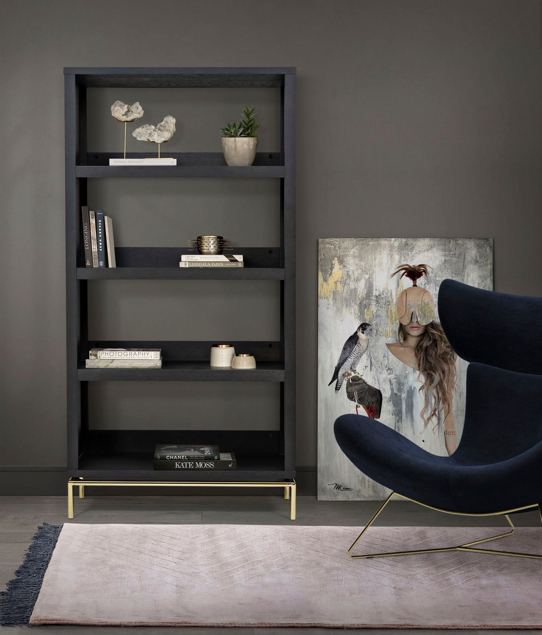 Woodman Bücherregal »Pimlico« im skandinavischen Design, mit viel Stauraum, günstig online kaufen