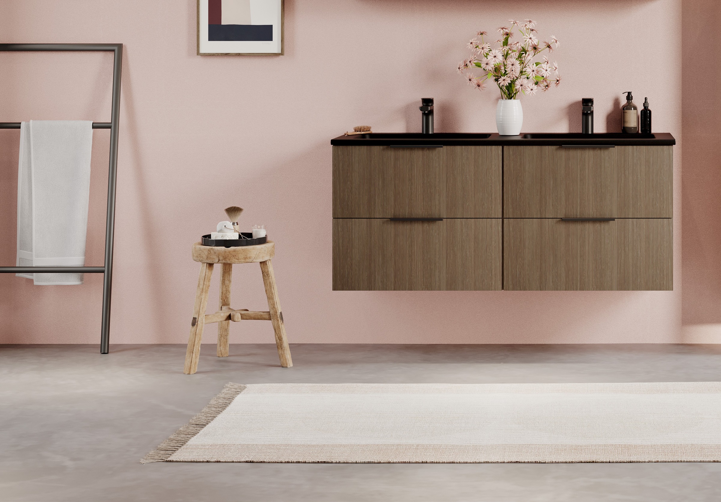 welltime Waschtisch »Welltime, 120 cm, Auflagebecken wahlweise in weiß oder günstig online kaufen